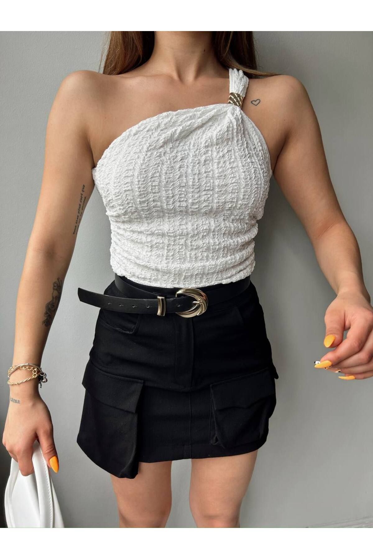 Butik Beyza Tokalı Bluz