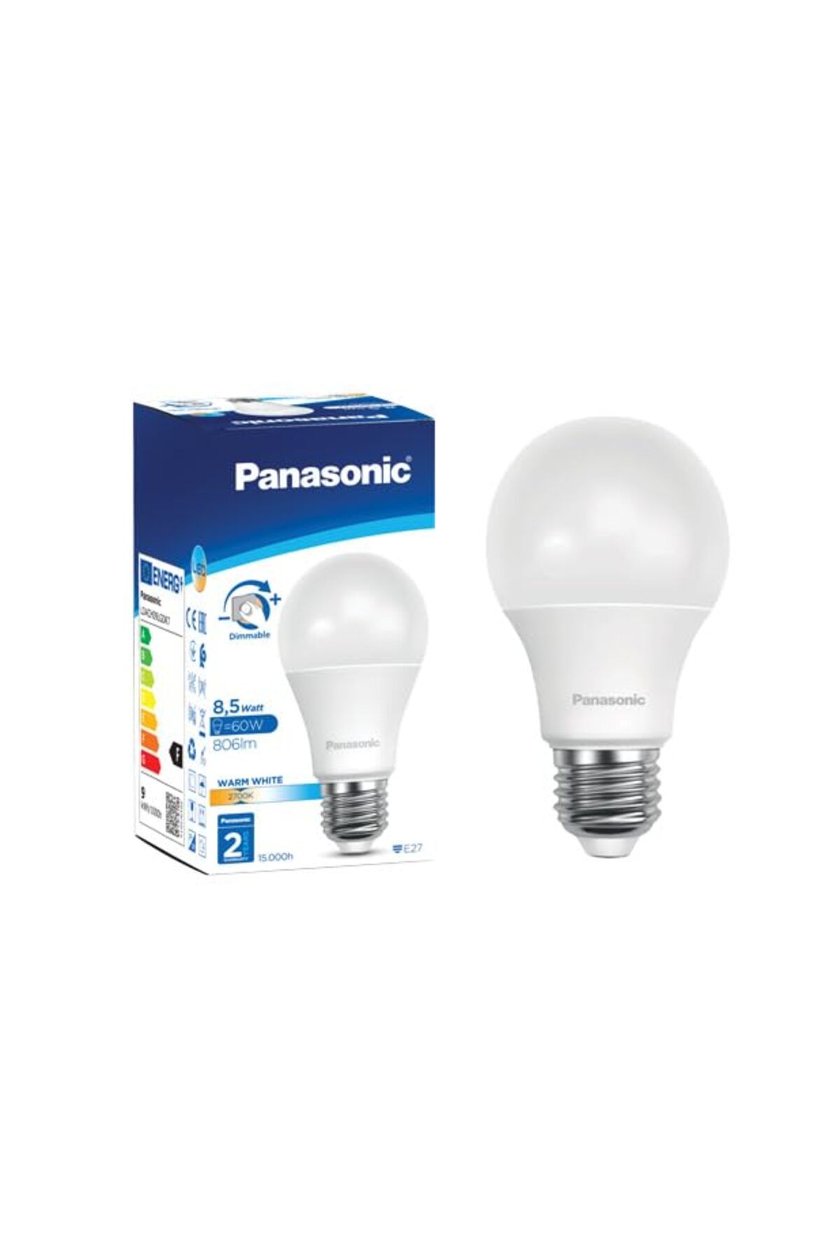 ShopZum E27 Led Dim Lamba 8.5W 806Lm 2700K