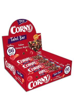 CORNY Tahıl Bar Kakao ve Kırmızı Meyve 17 g x 12 Adet