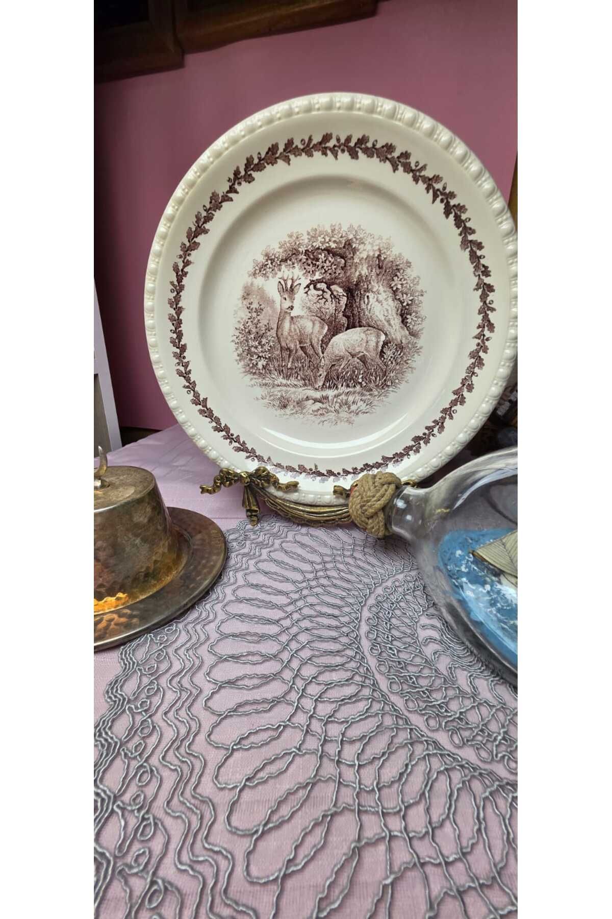 Villeroy & Boch Villeroy&Boch Porselen Yaban hayatı Temalı Duvar Tabakları 28 cm