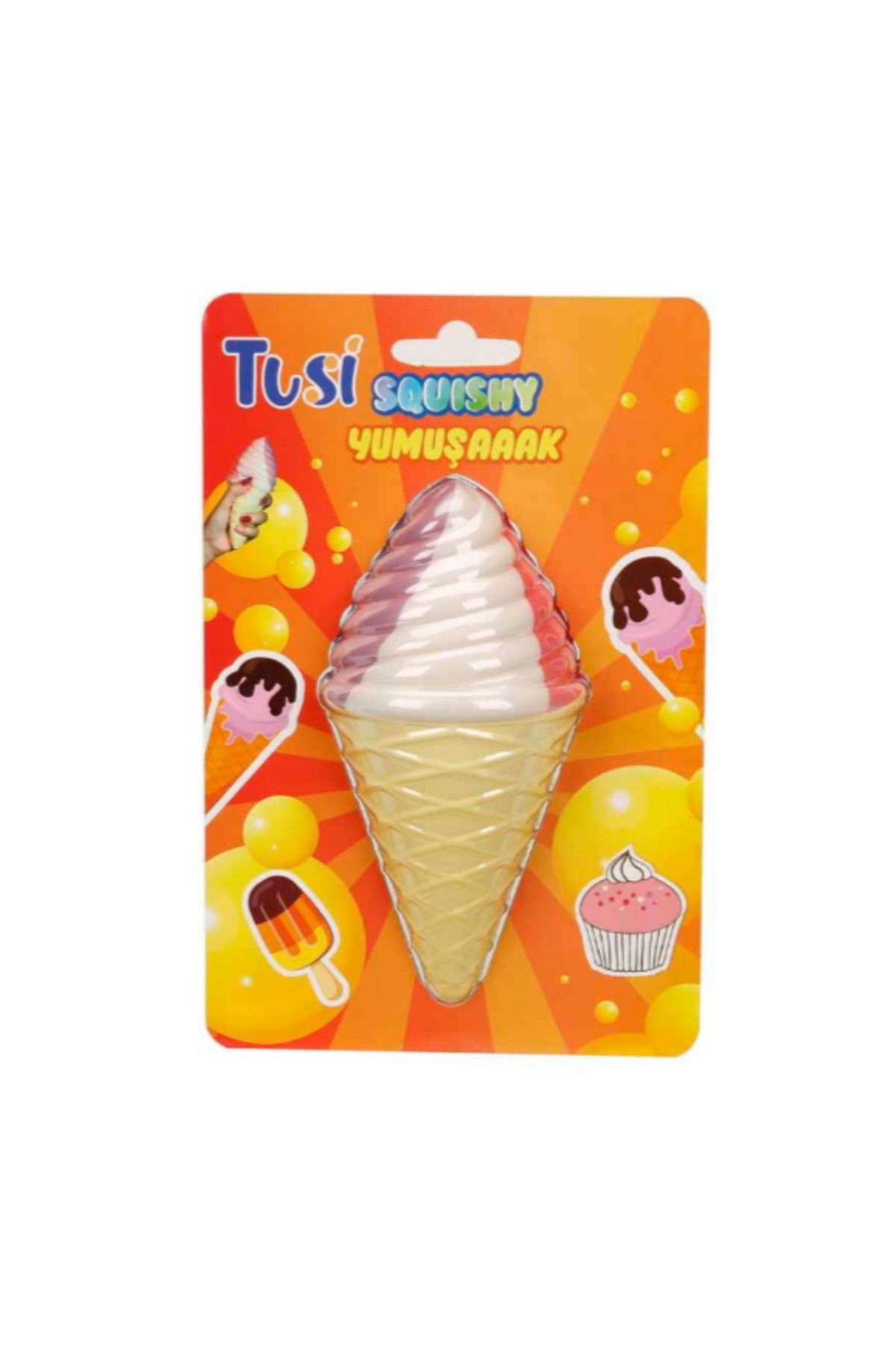 TUSI SQUİSHY KÖPÜK OYUNCAK HELEZON DONDURMA 3+