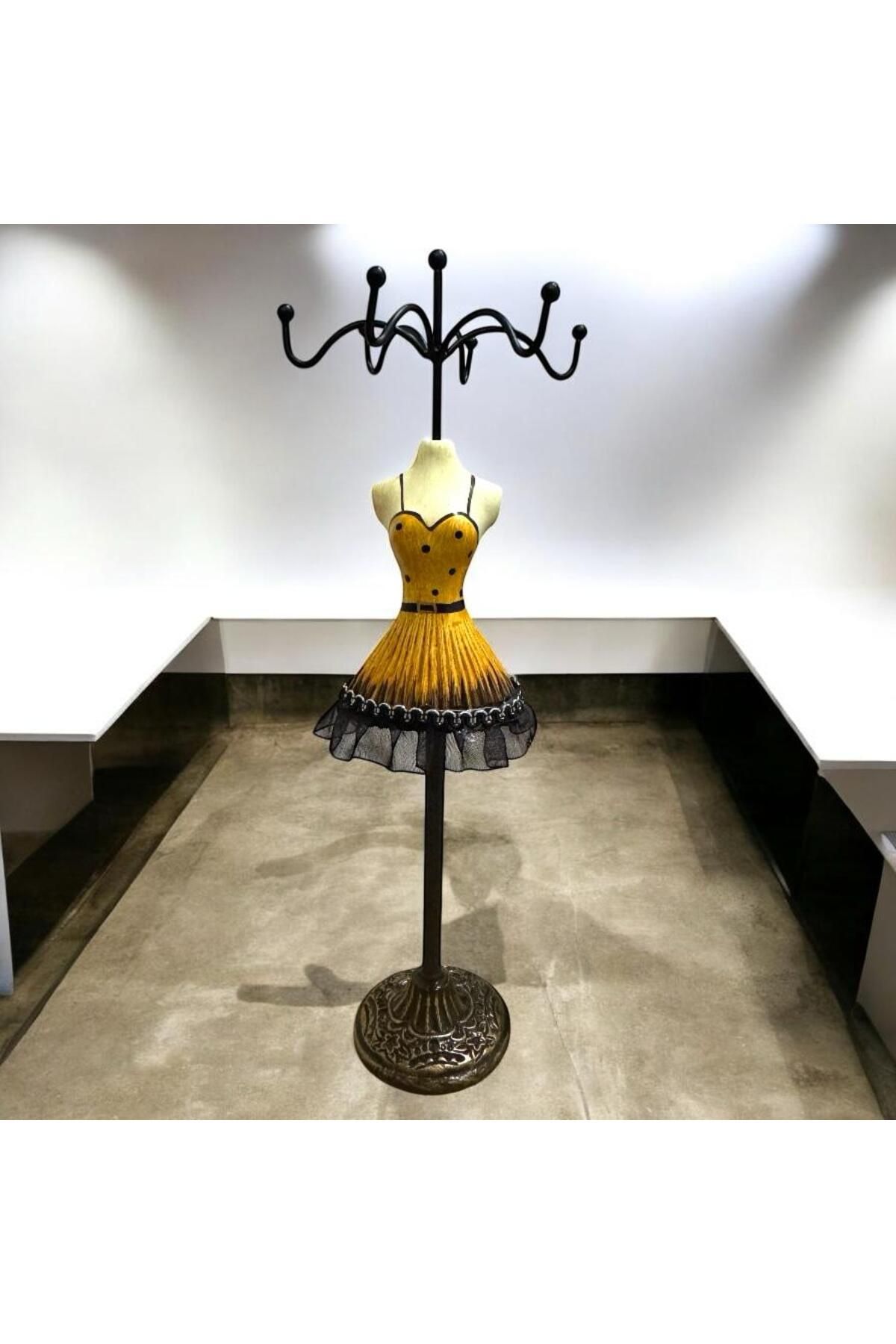 Tutku Dekoratif Balerin Tasarımlı Takı Standı, Düzenleyici, Yüzük/Küpe/Kolye/Takı Askılığı