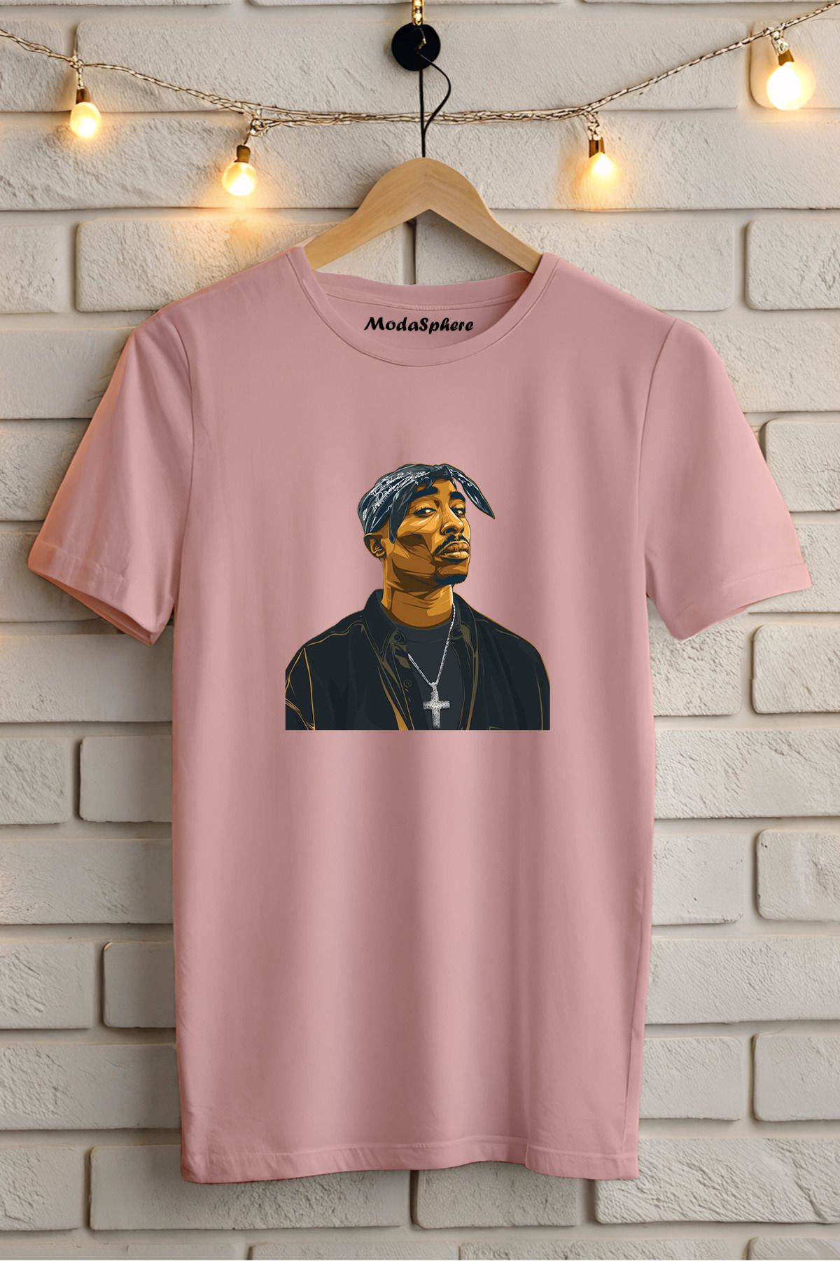 ModaSphere Baskılı Unisex Oversize Tişört