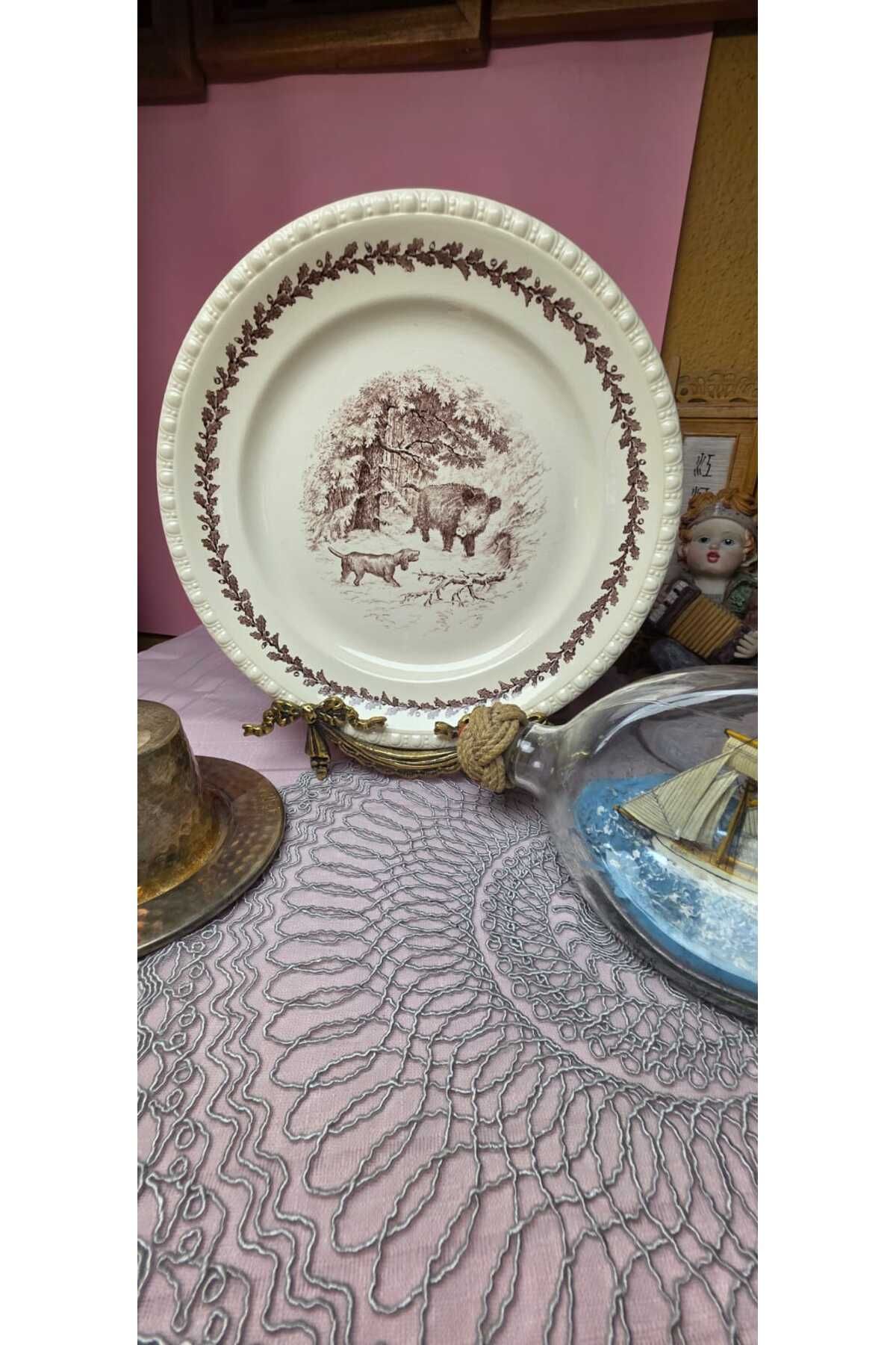 Villeroy & Boch Villeroy&Boch Porselen Yaban hayatı Temalı Duvar Tabakları 28 cm