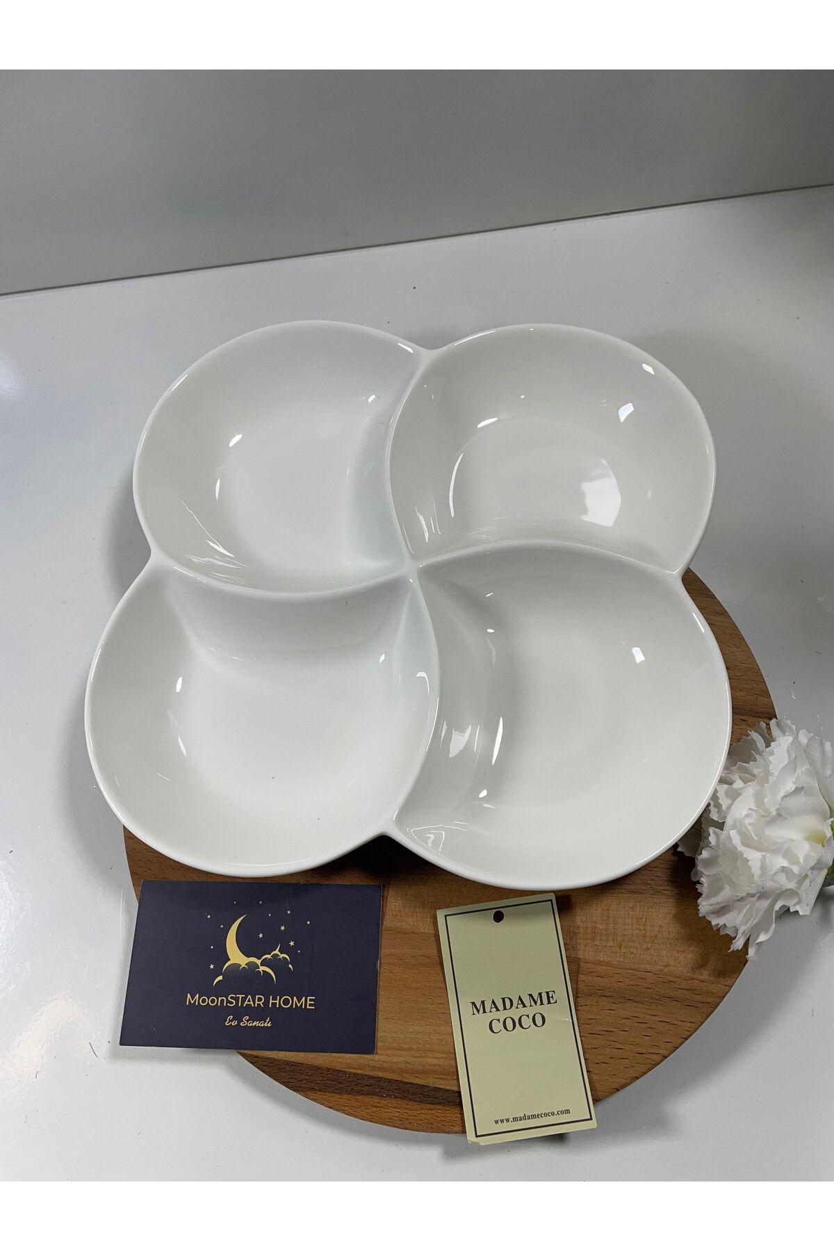 Madame Coco-New Petit Concept 4 Compartment Small Presentation Plate 4