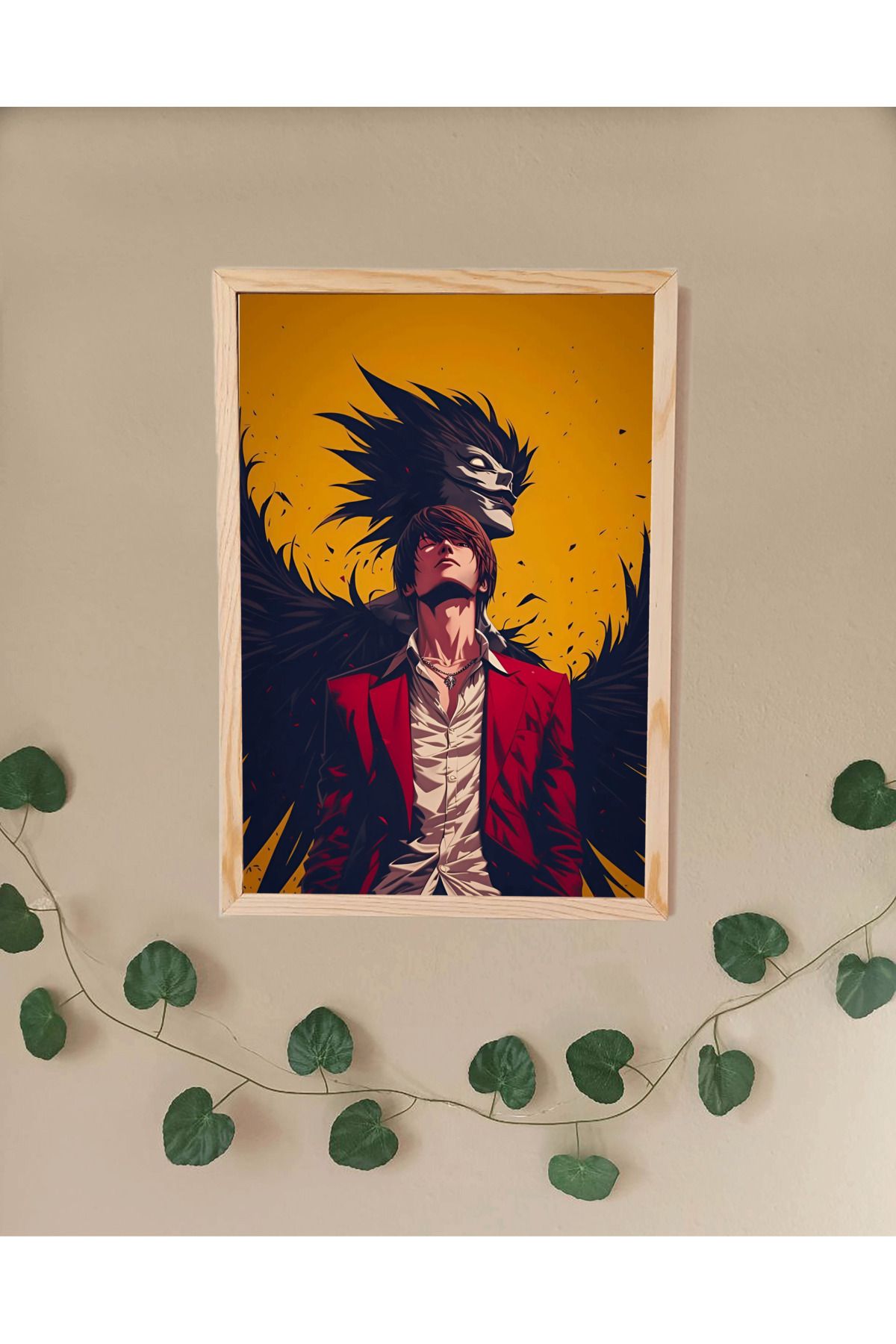 Nulivez Çerçeveli, Anime Dekoratif Tablo, 300 Micron Antireflecte Korumalı Tablo