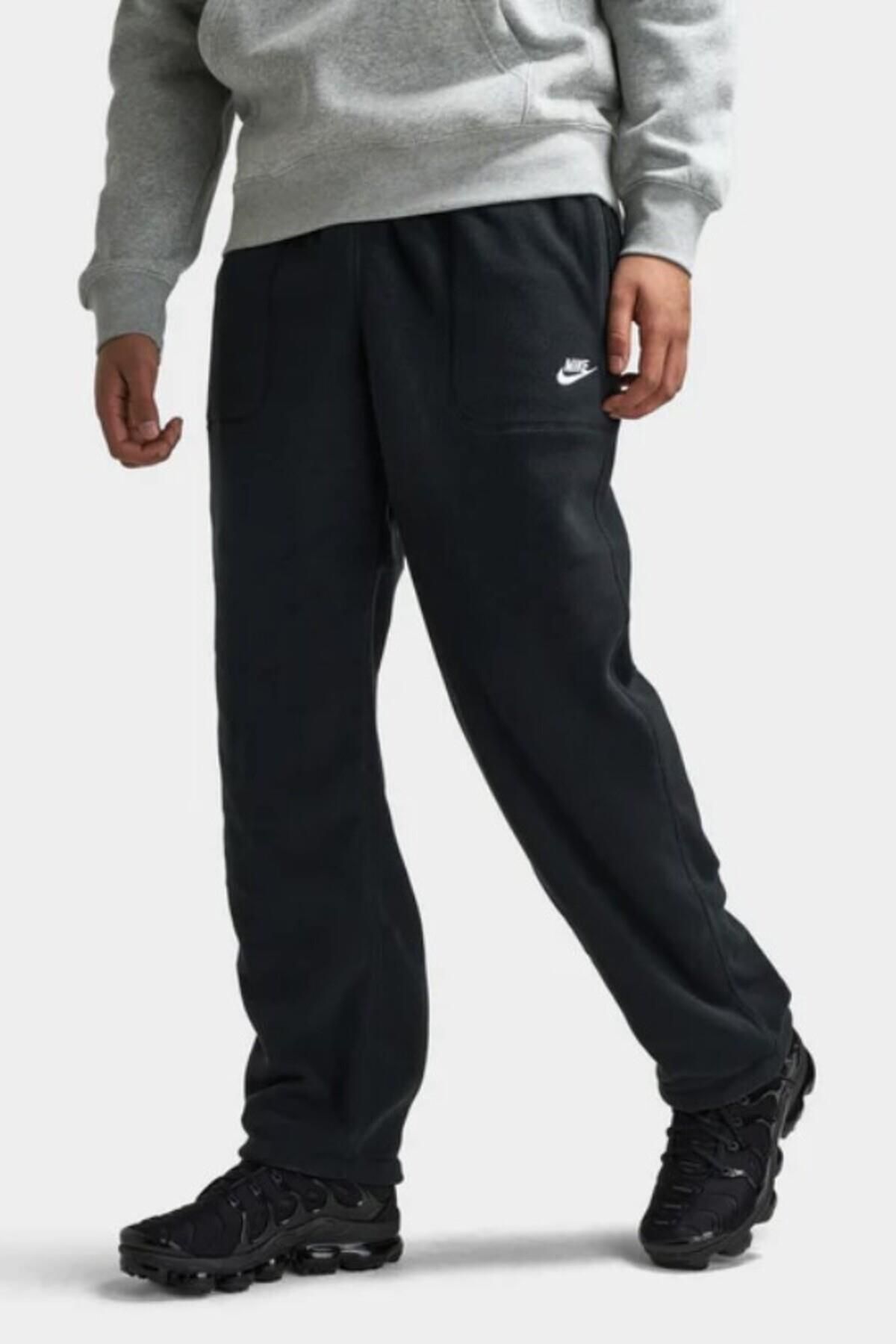 Nike Winterized Erkek Siyah Kışlık Eşofman Altı