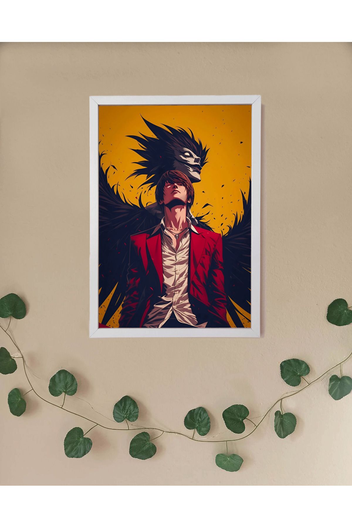 Nulivez Çerçeveli, Anime Dekoratif Tablo, 300 Micron Antireflecte Korumalı Tablo