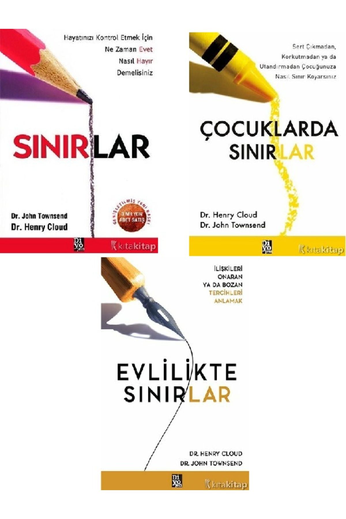 Destek Yayınları Sınırlar - Çocuklarda Sınırlar - Evlilikte Sınırlar - Henry Cloud 3 KİTAP ( ÜCRETSİZ KARGO )