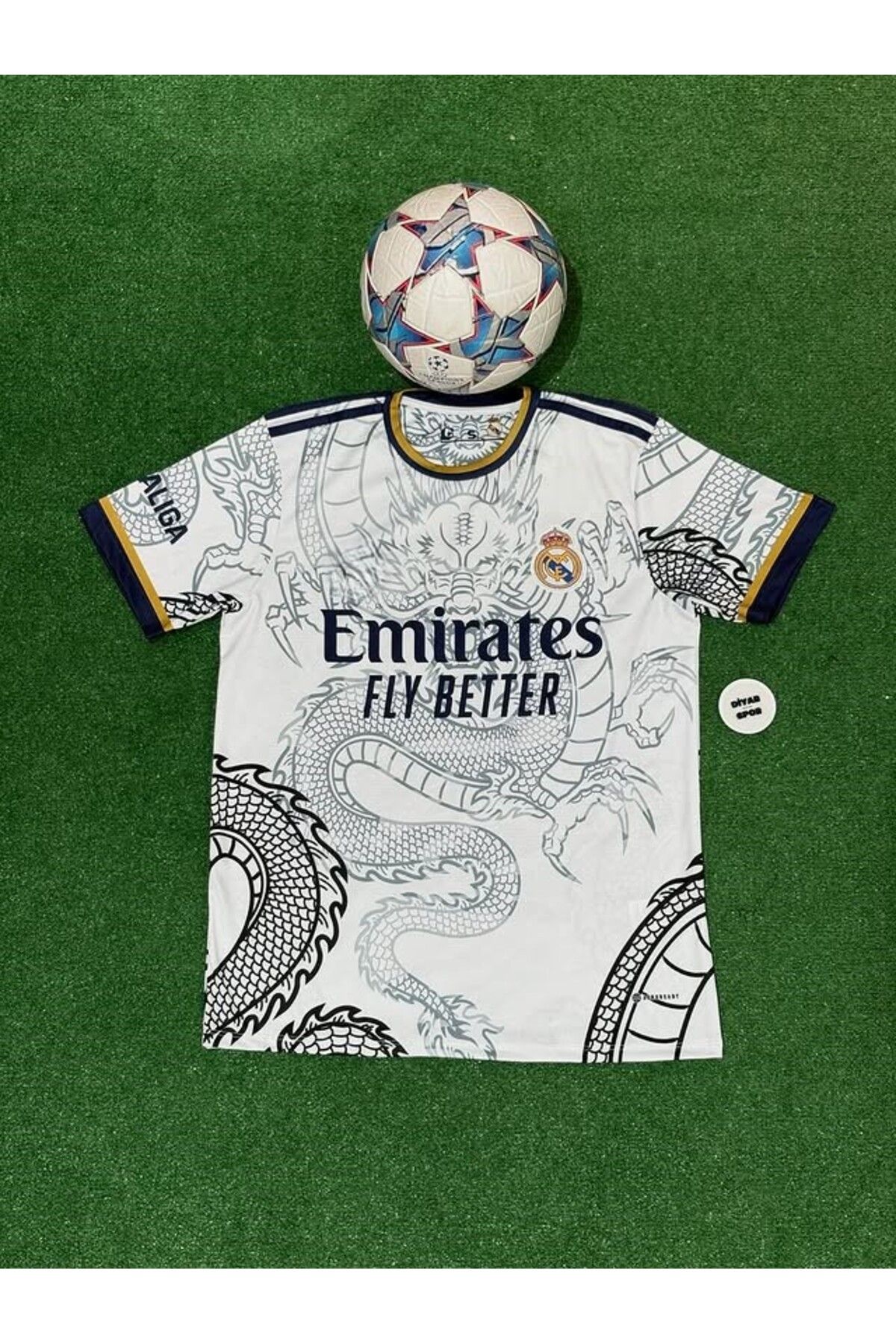 Lion Spor R'eal M'adrid Özel Dragon Tasarımlı Beyaz Forma