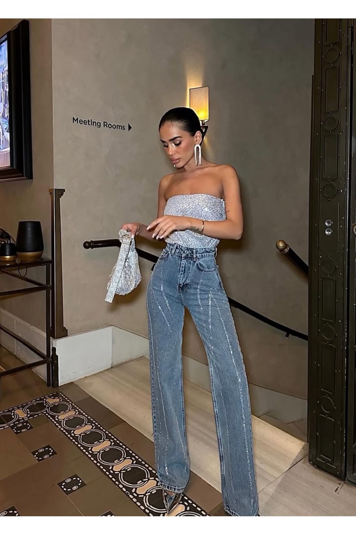 EB Denim Taşlı Pantolon