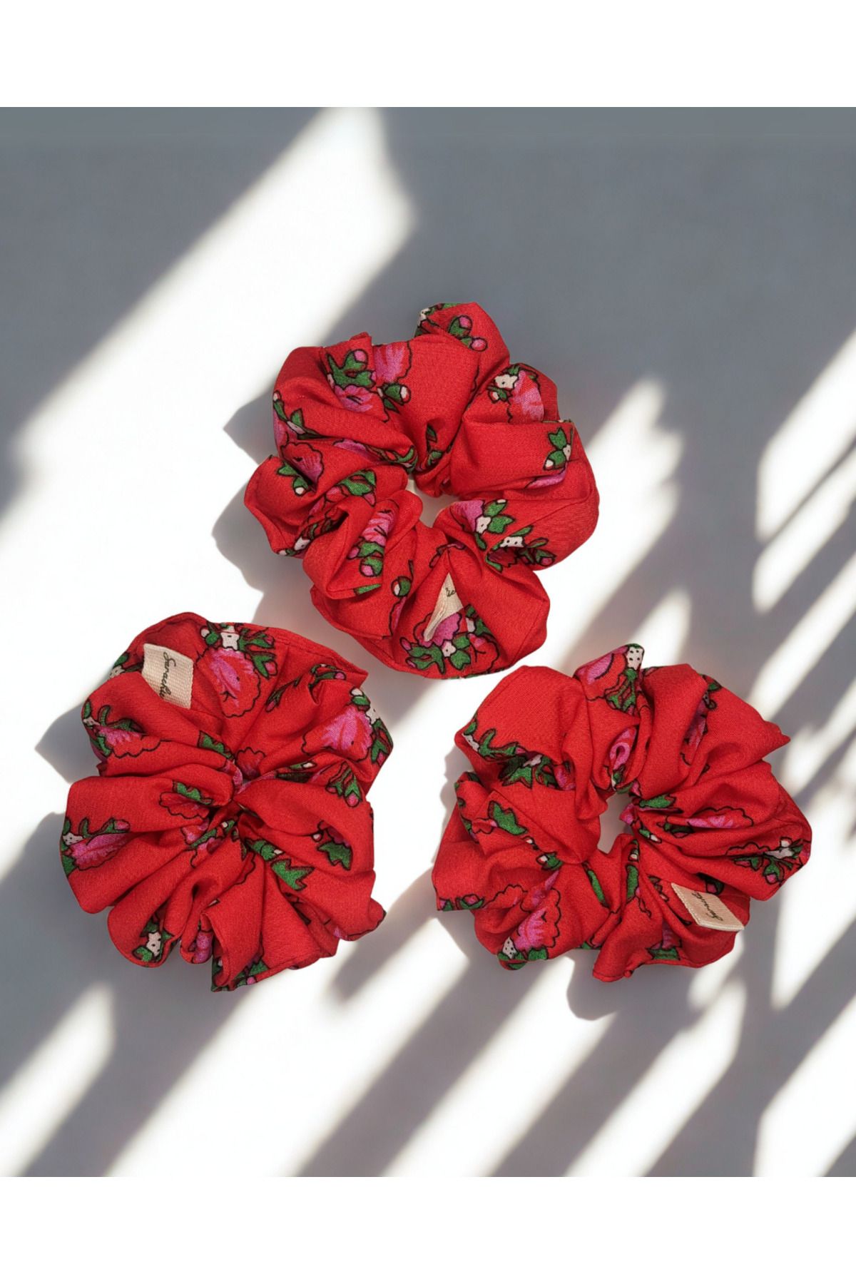 SARACHIC Scrunchie - Kırmızı