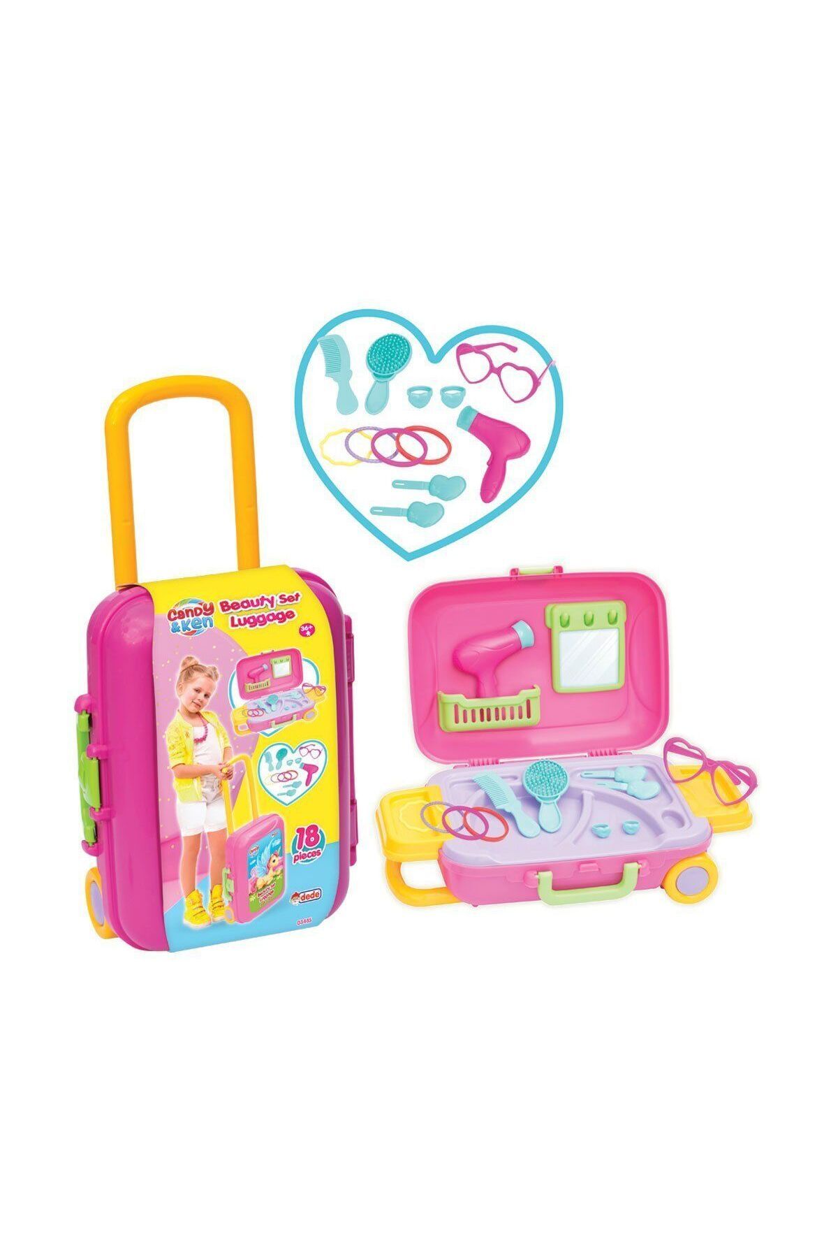 Aymir Ticaret 03485 CANDY GÜZELLİK SET BAVULUM
