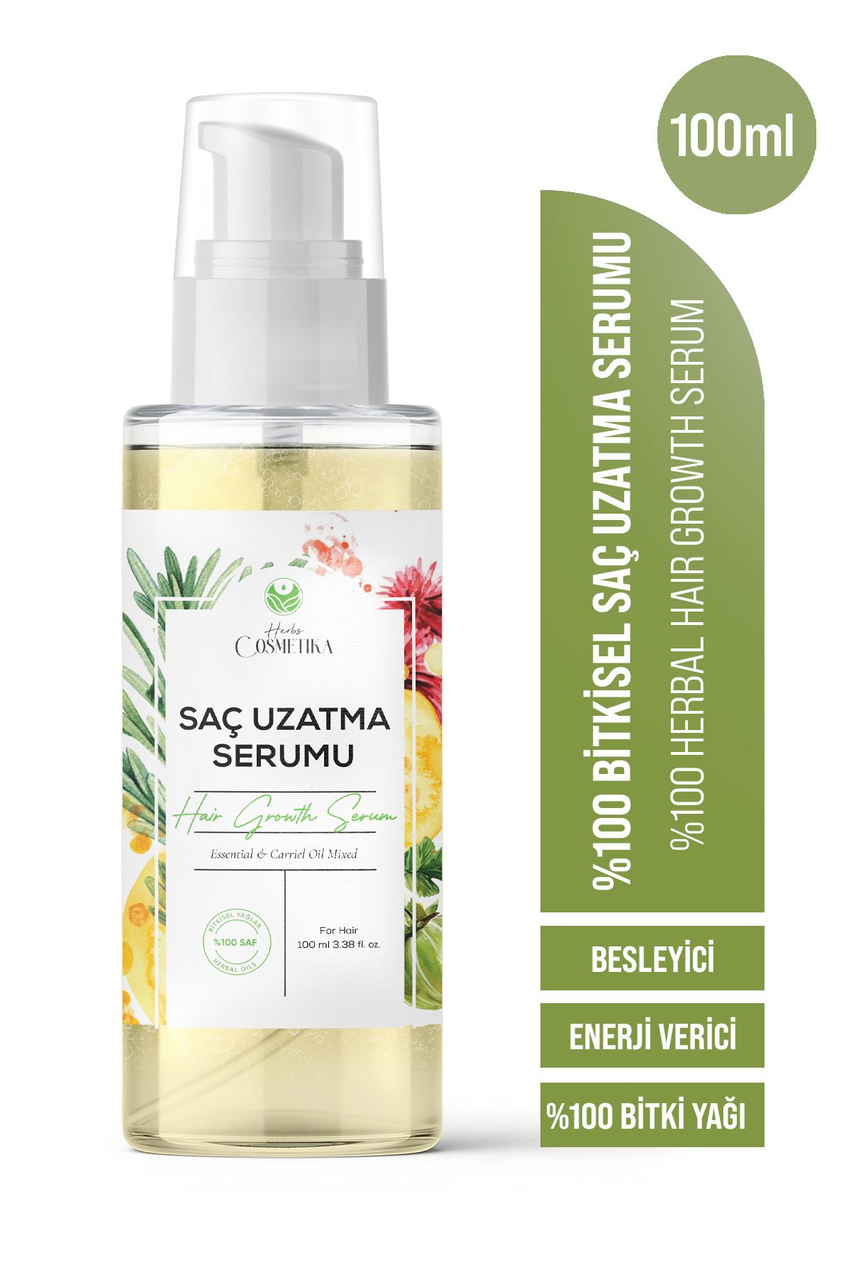 herbs cosmetika Saç Uzatma Serumu 100 ml