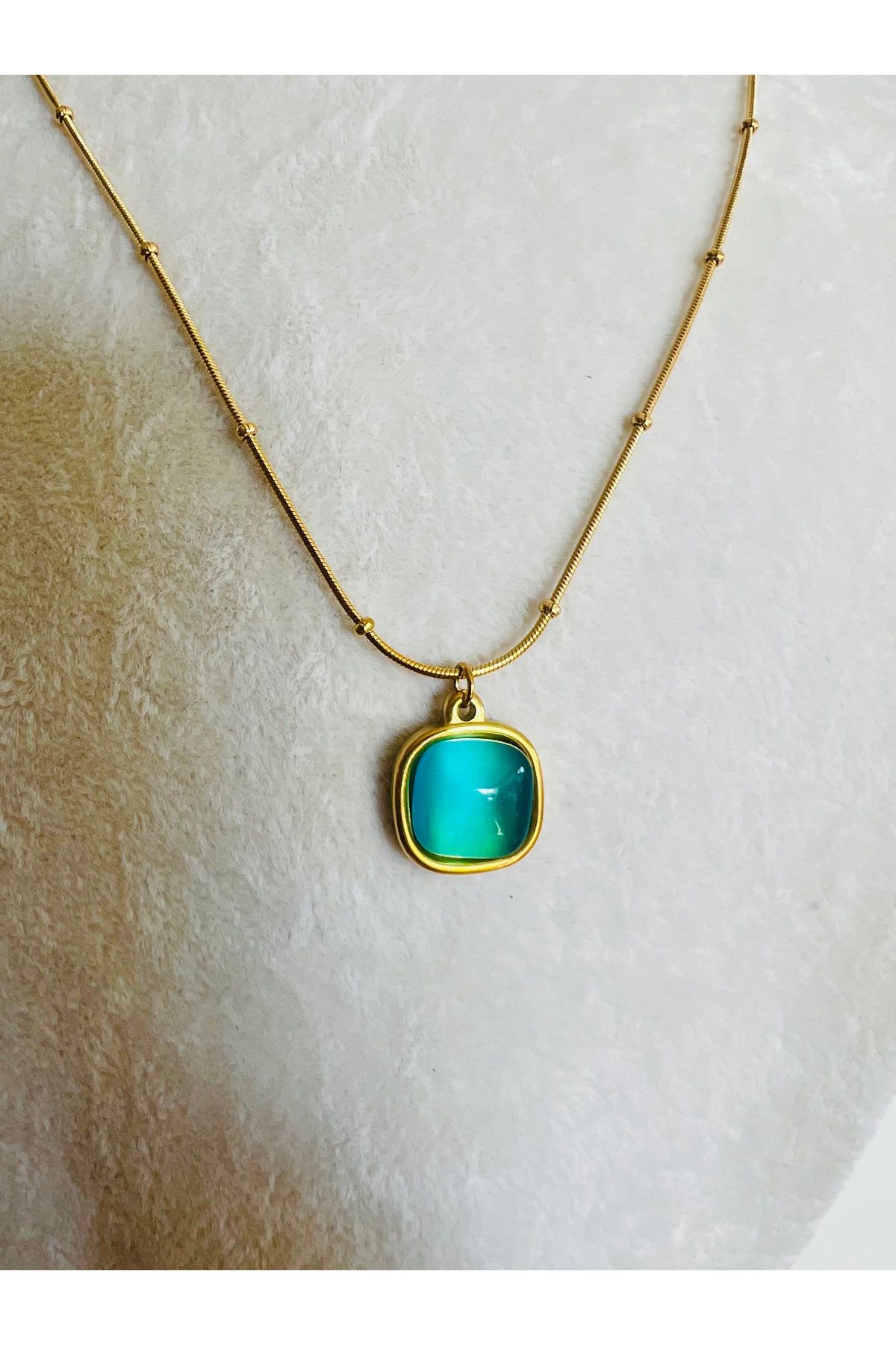 Enki Design Çelik Uçlu Kolye
