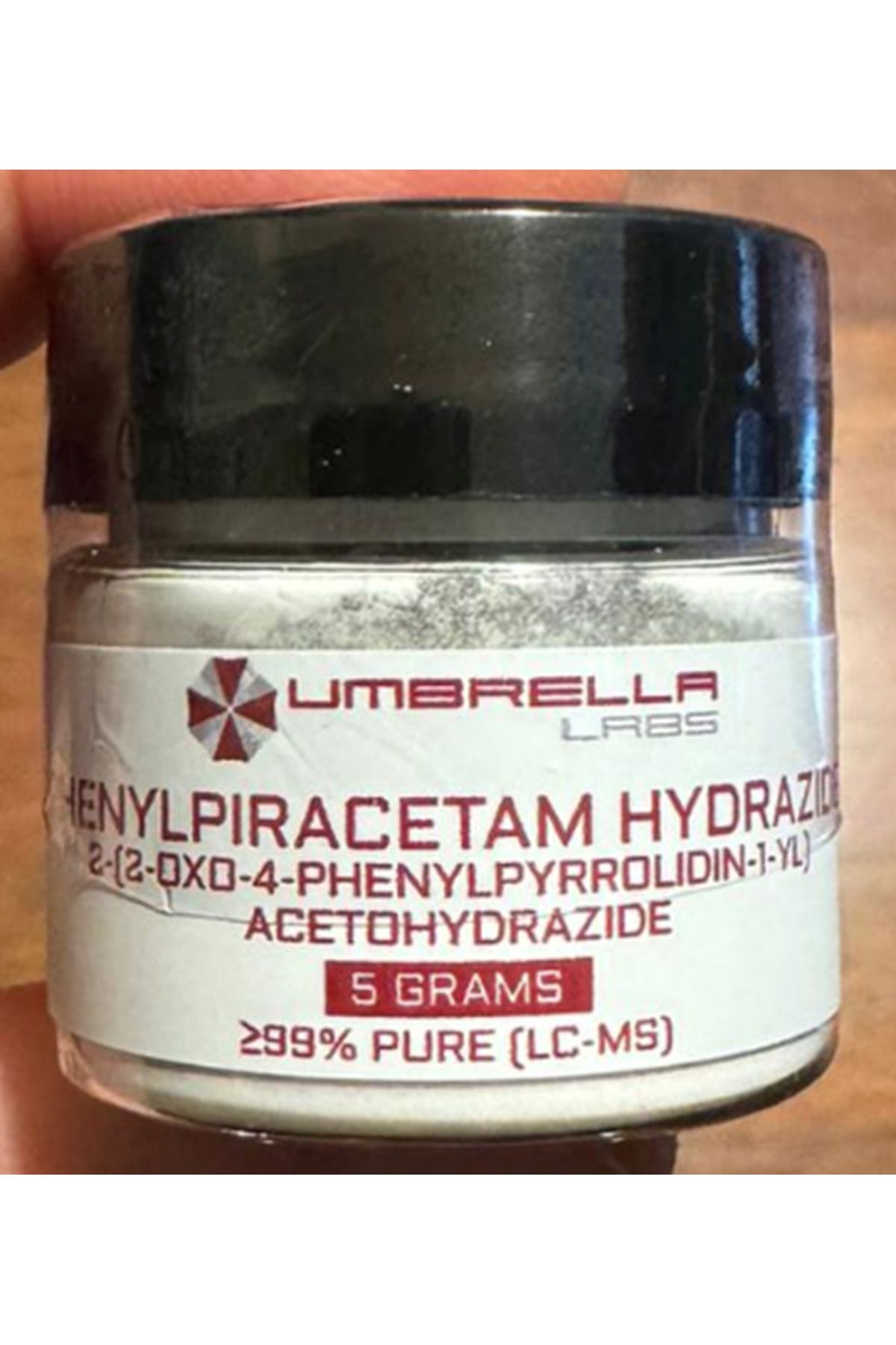 umbrella labs PHENYLPIRACETAM HYDRAZIDE POWDER 5gr.Orıjınal Firma Ürünü.Abd Menşei
