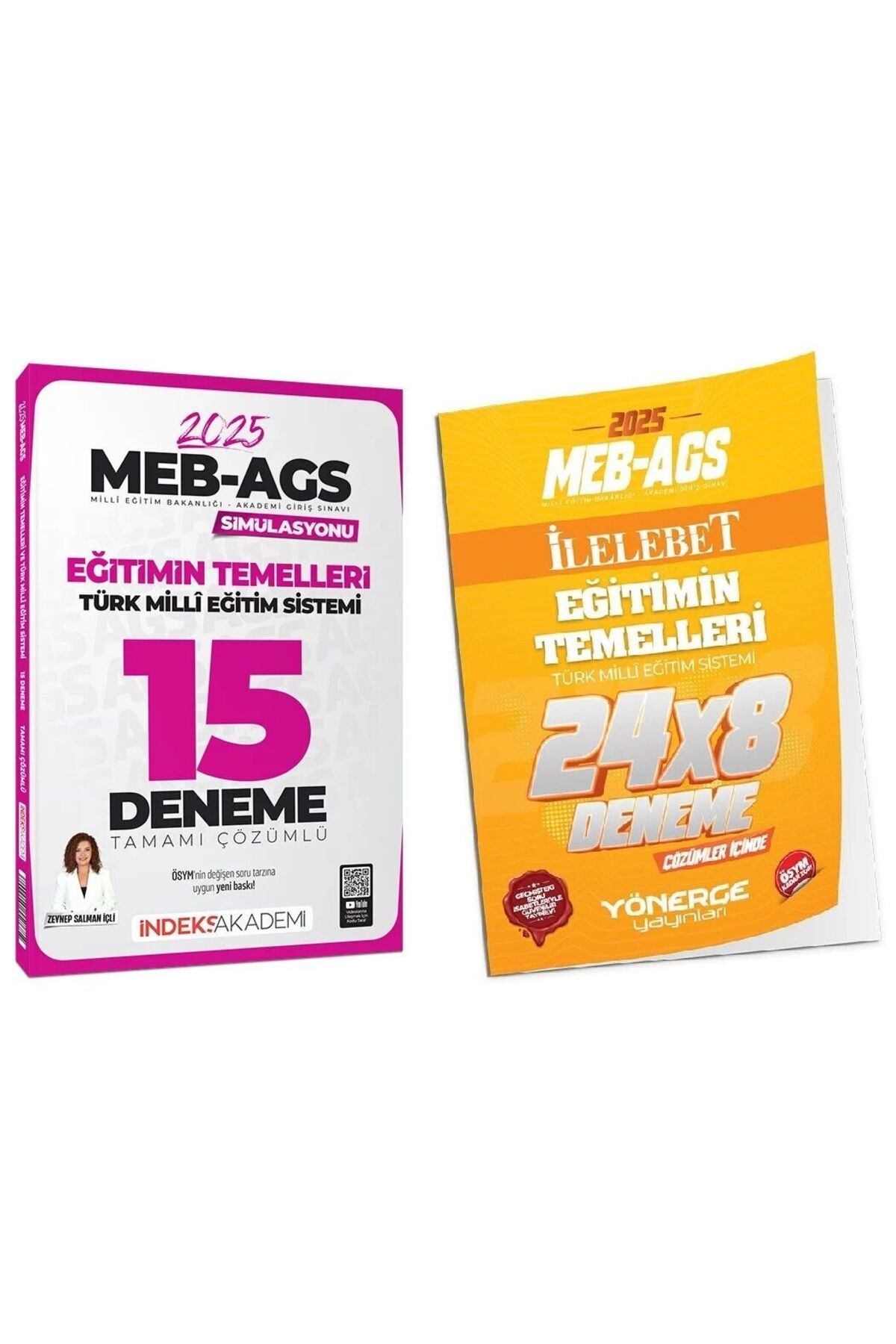 İndeks Akademi İndeks + Yönerge 2025 MEB-AGS Simülasyonu Eğitimin Temelleri ve Türk Milli Eğitim Sistemi 15+22 Dene