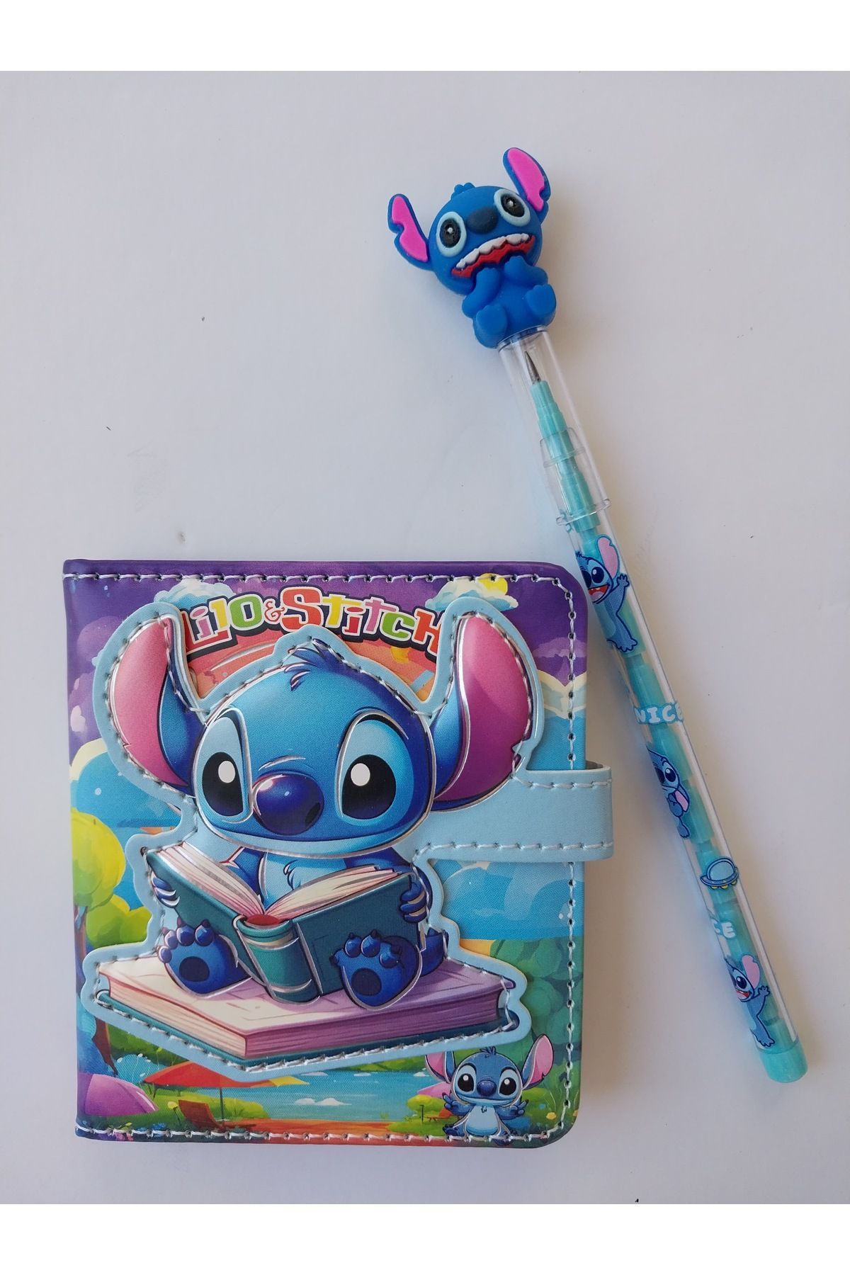 KIRTASİYEM Stitch Not Defteri ve Yumurtlayan Kalem