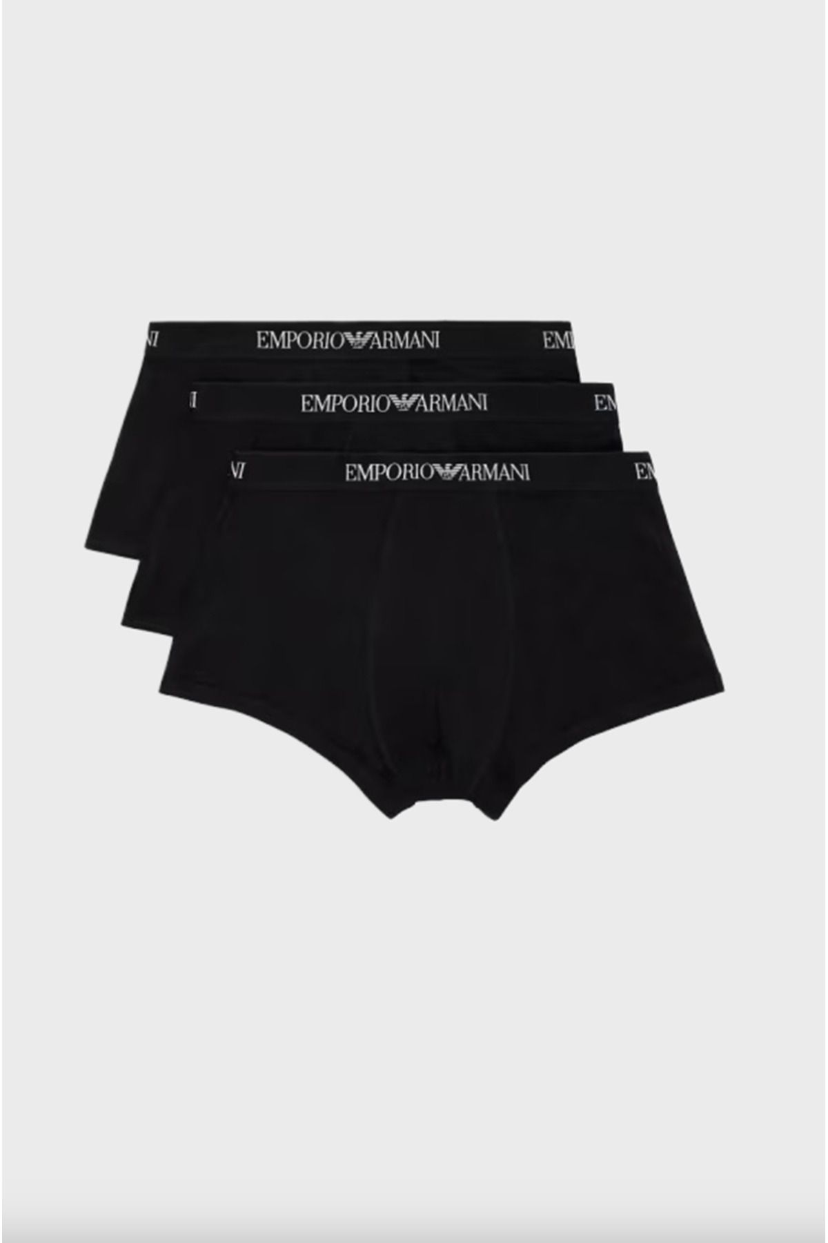 Emporio Armani Men's Cotton Trunks, 3-Pack