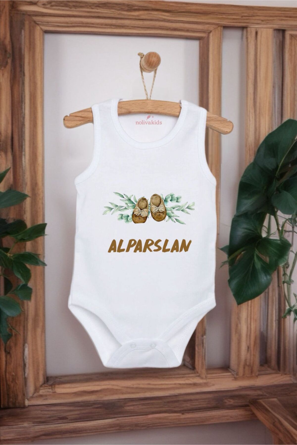 noliva bebek ve çocuk Baskılı Bebek Zıbını