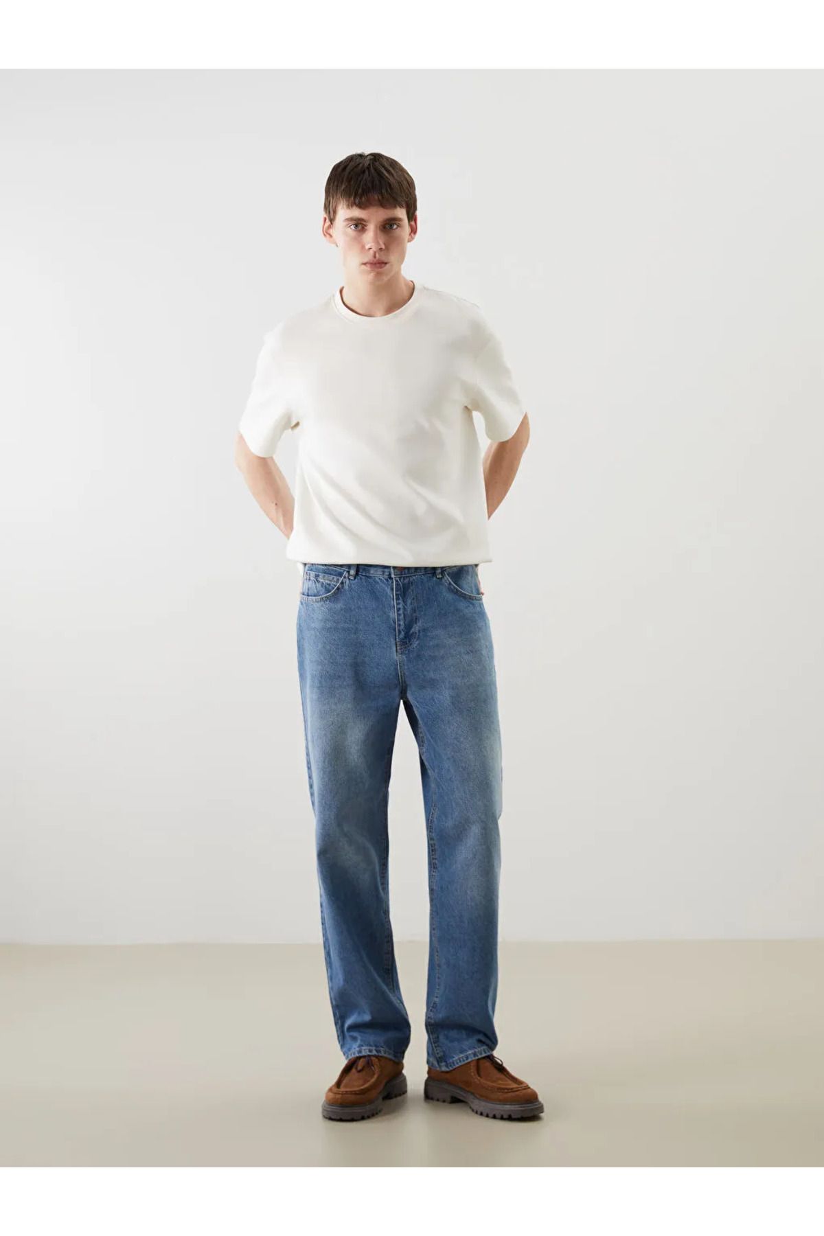 LC Waikiki LCW Jeans Indigo Loose Fit Erkek Jean Pantolon