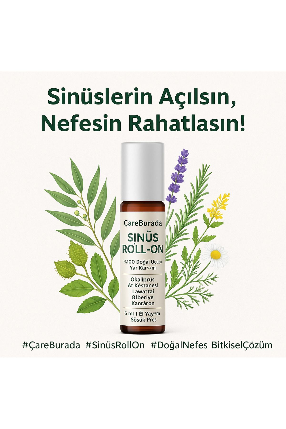 Çare Burada Sinüs Roll-on 5 ml