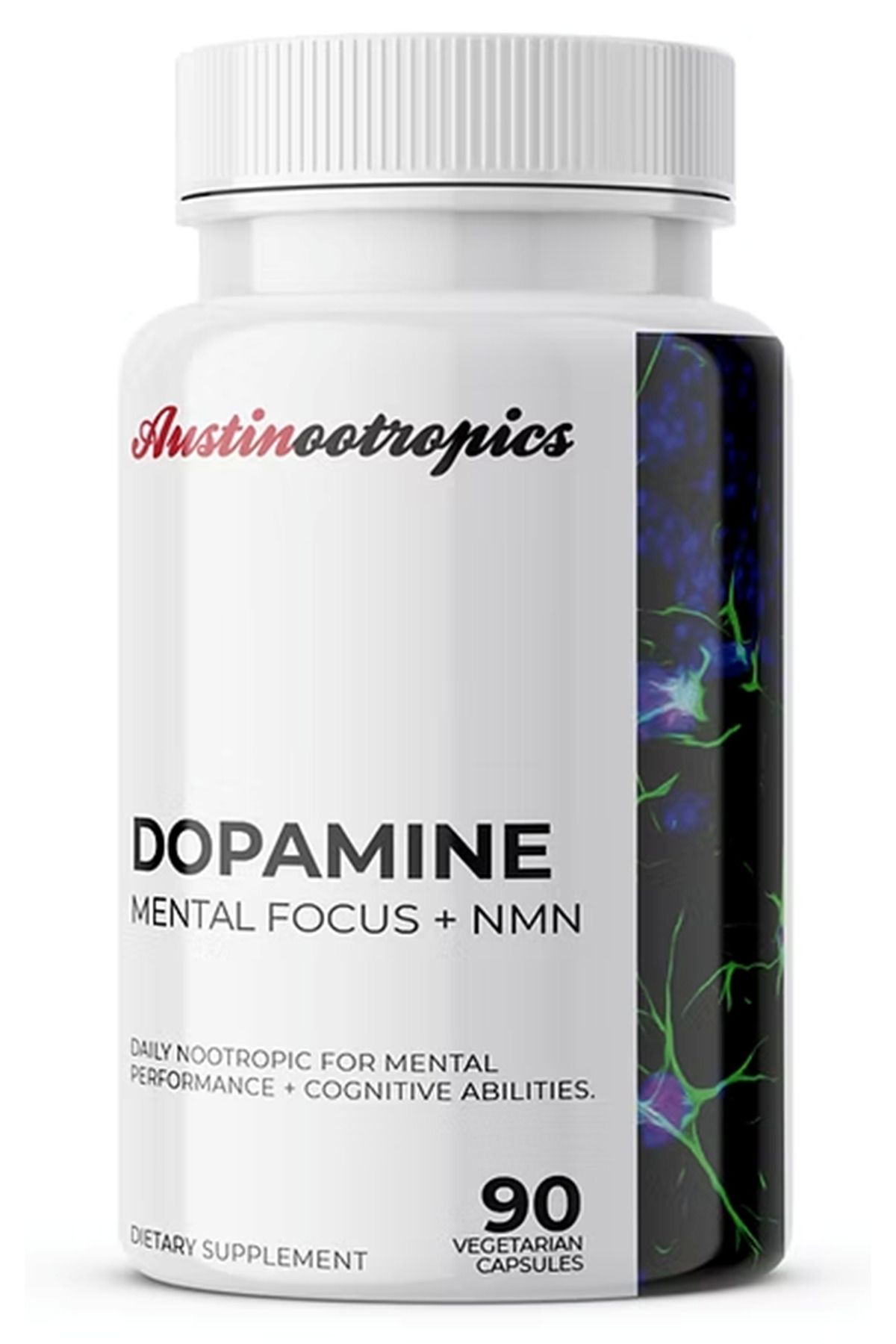 Austinootropics Dopa. Mental Focus +NMN 835mg 90 Veg Capsul.Abd Menşei