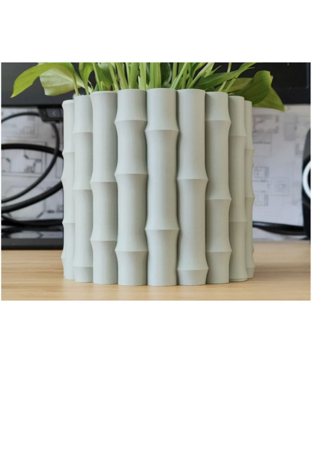 3DAKSESUAR Bambu Saksı