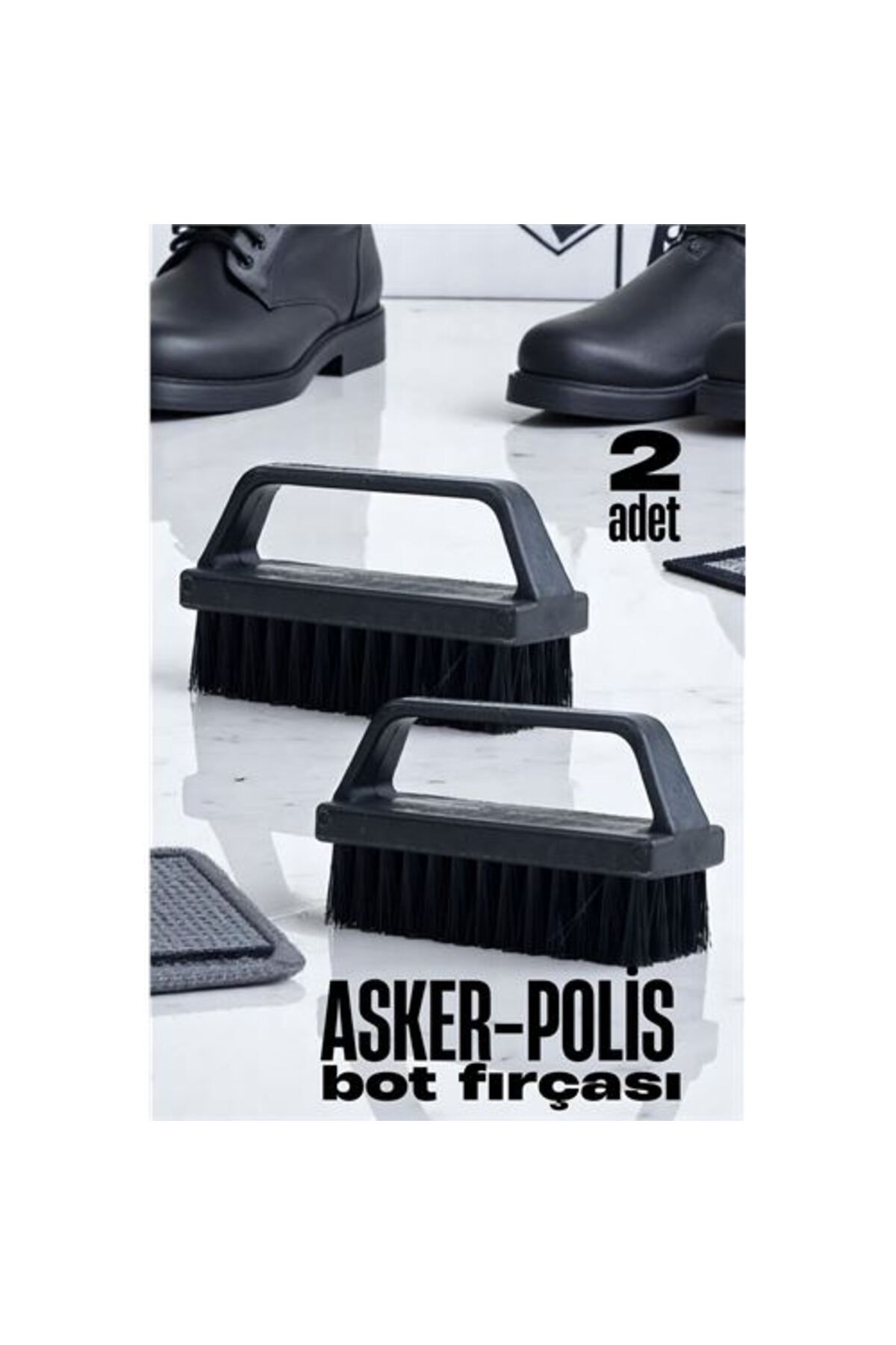 ModaCar Sert Kıllı Asker-Polis Bot Fırçası - Leke Çıkarıcı Elbise Fırçası 2 ADET