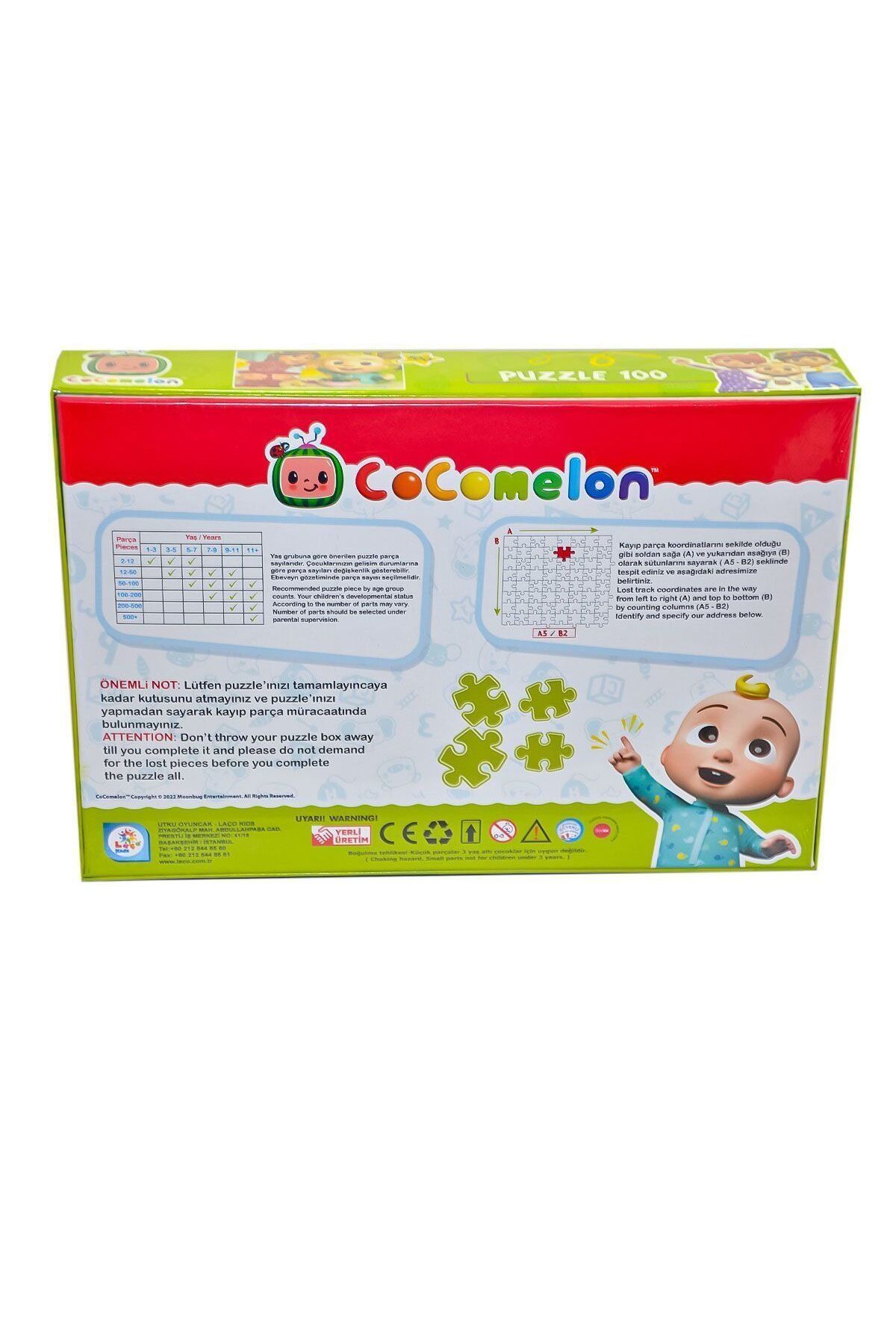 Utku Oyuncak CO7778 Cocomelon 100 Parça - Utku Oyuncak