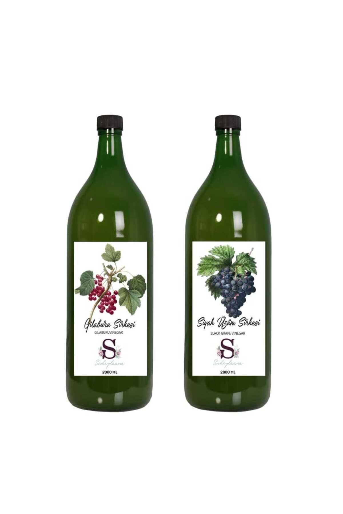 Süheylaana Doğal Gilaburu Sirkesi 2000 Ml - Doğal Siyah Üzüm Sirkesi 2000 Ml
