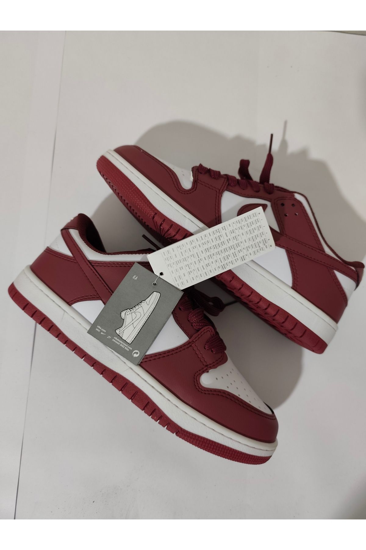 LemonShop N Dunk Bordo Beyaz