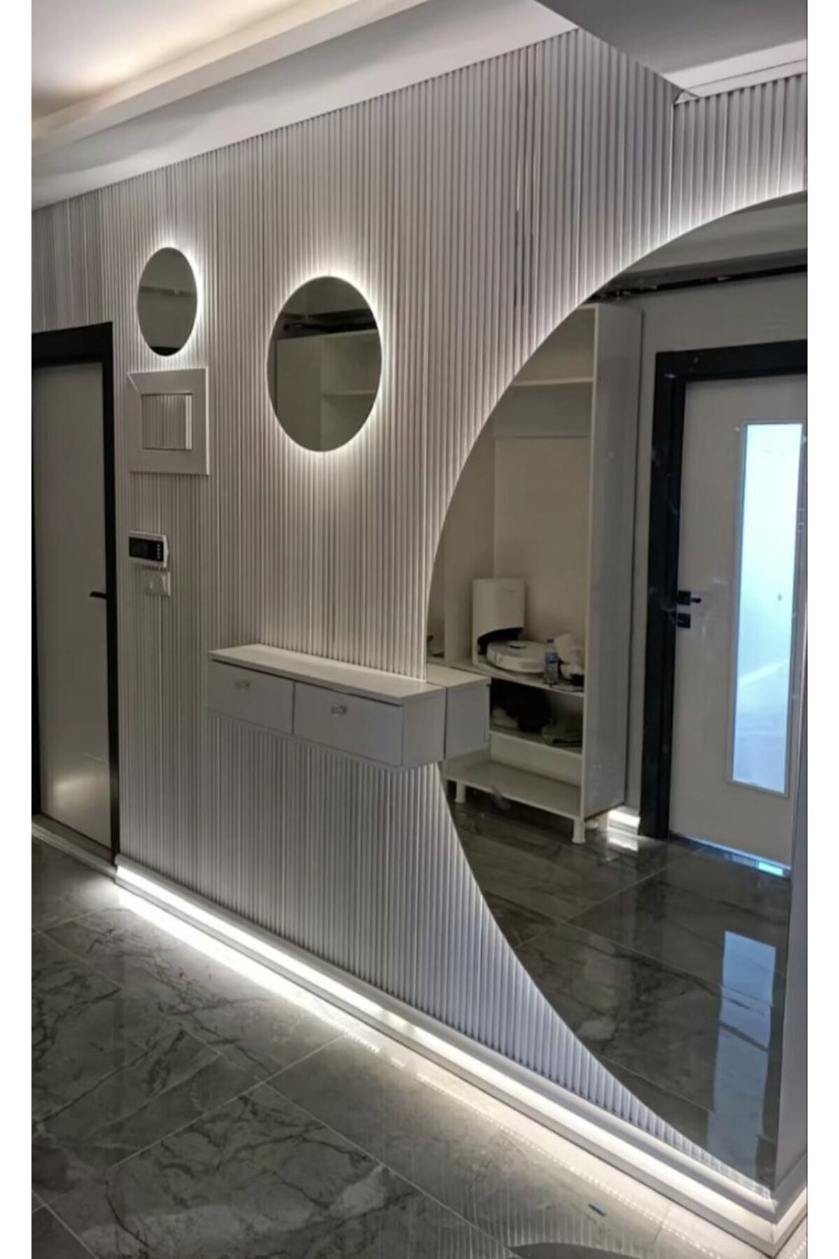 دروسر مدرن آنترا سالون و آشپزخانه %100 MDF دمونته