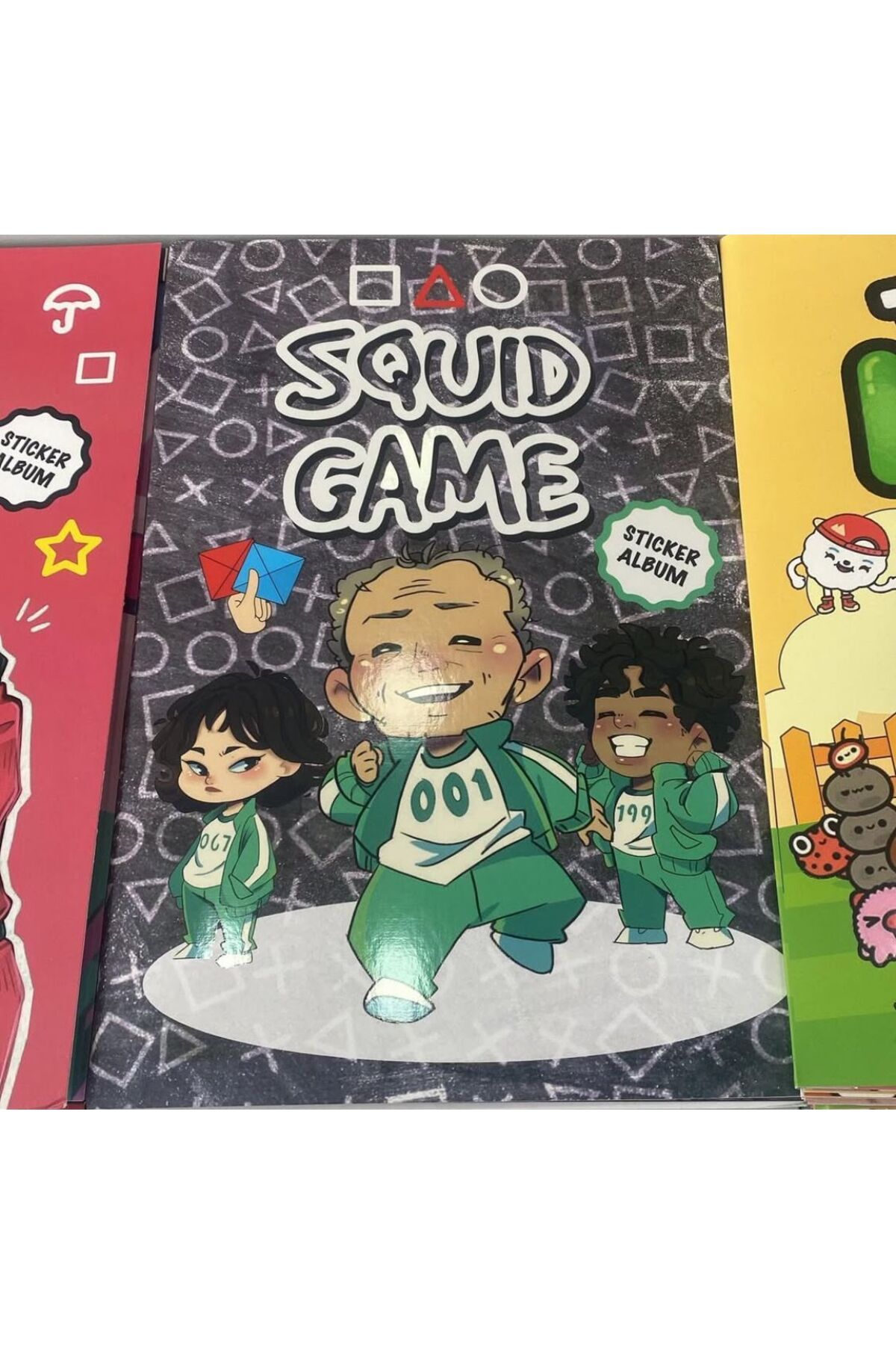 Saten Squid Game Sticker Defteri 16 Sayfa 208 Sticker