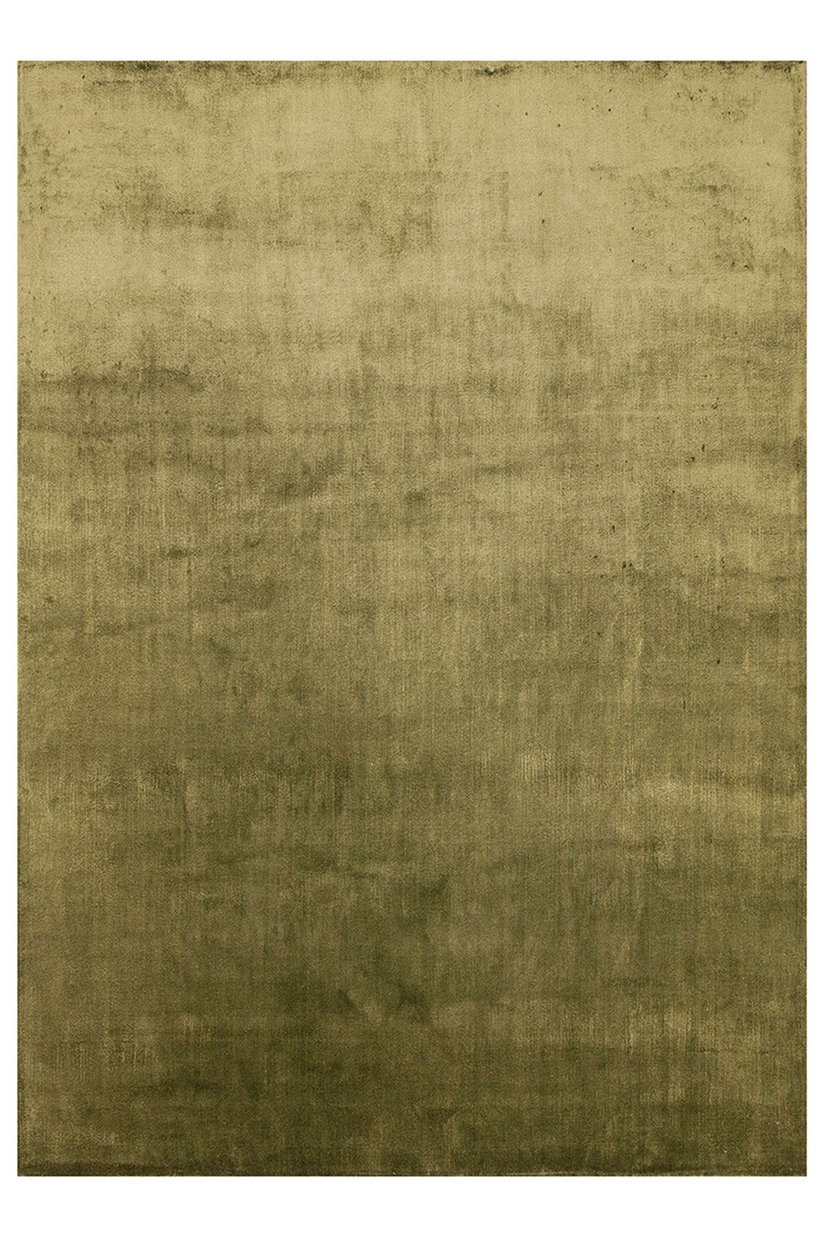CARPETDOCIA Victoria Serisi %100 Naturel Viskon El Dokuma Sade Modern Salon Oturma Odası Yatak Odası Halı GREEN