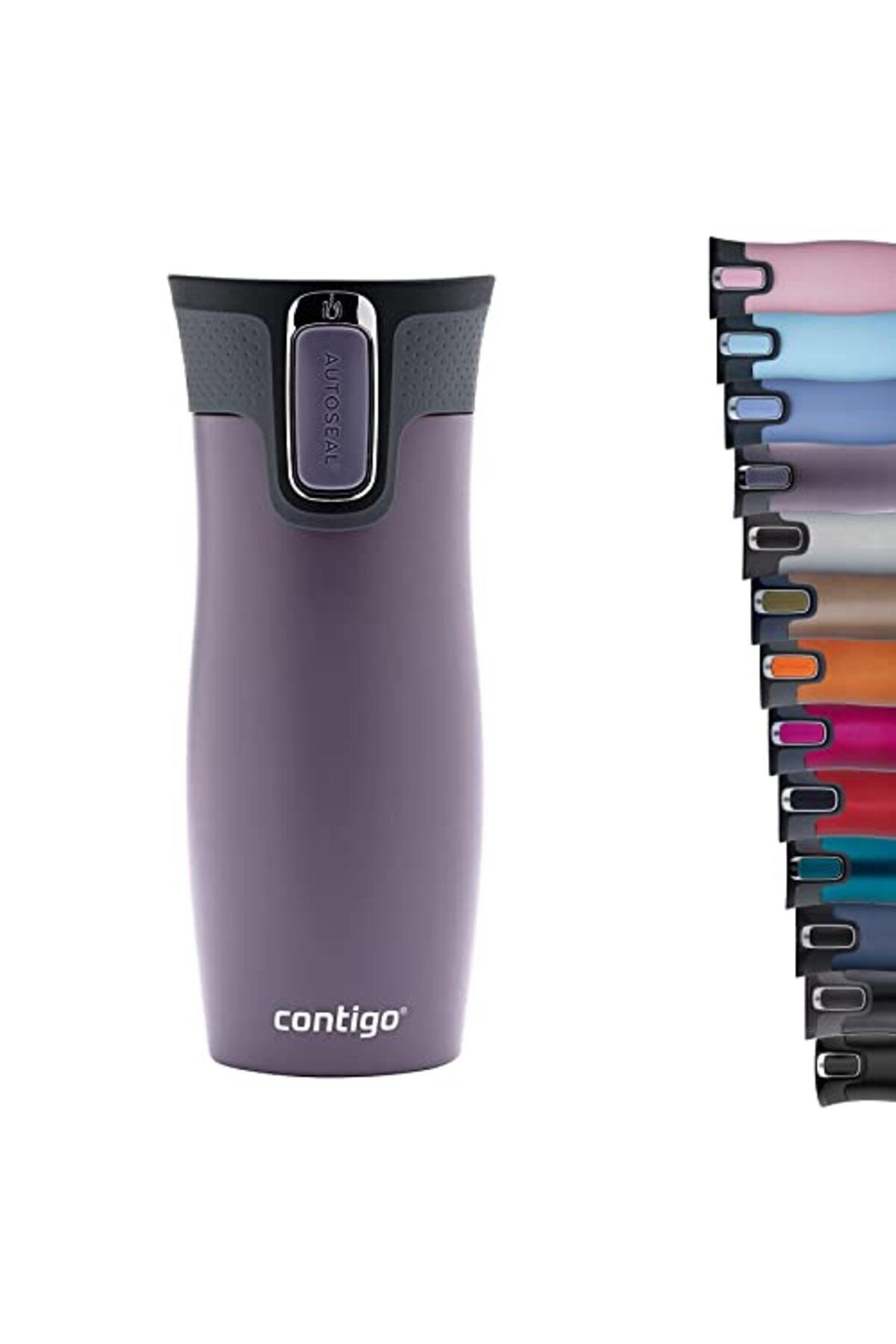 ShopZum Contigo Thermobecher West Loop Autoseal, Edelstahl Isolierbecher, Reisebecher, Kaffebecher To Go, A