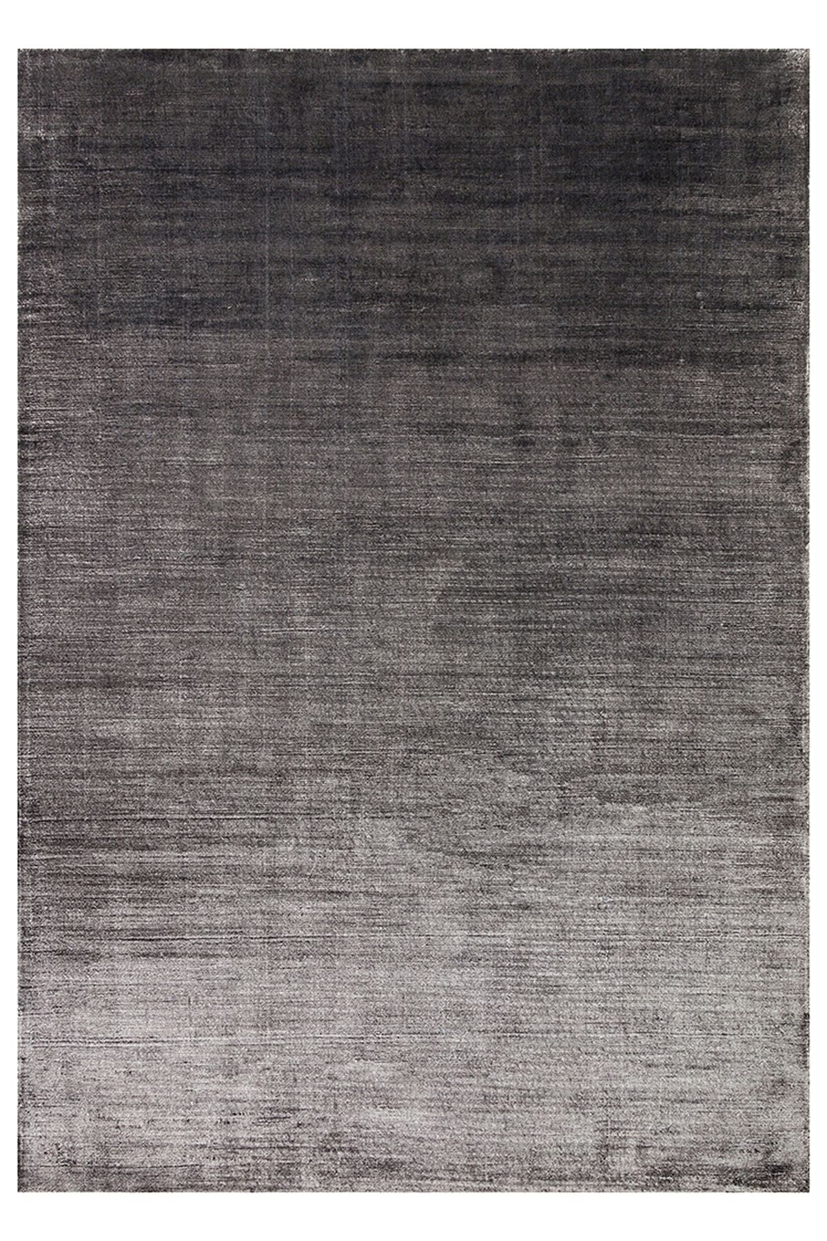 CARPETDOCIA Mulberry Serisi %100 Rayon El Dokuma Parlak Modern Salon Oturma Odası Halı COAL