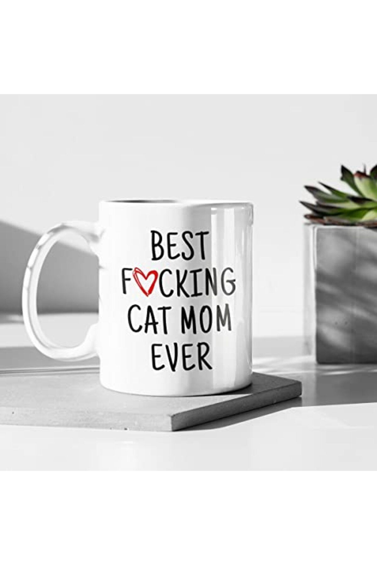 ShopZum Print Dore Cat Mom Gifts Funny Gift From Daughter Cat Mom Mug Best Fucking Cat Mom Ever Cat Lover W