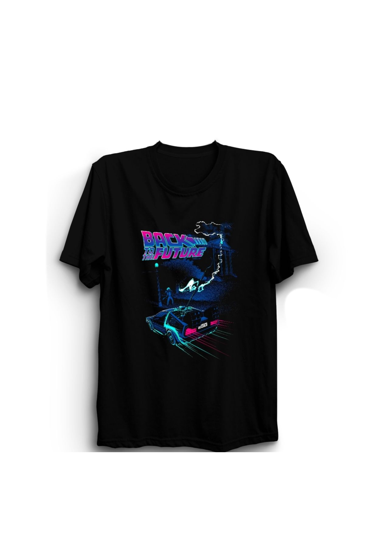 The Fame Back To The Future, Design02, Geleceğe Dönüş Baskılı %100 Pamuk Tişört