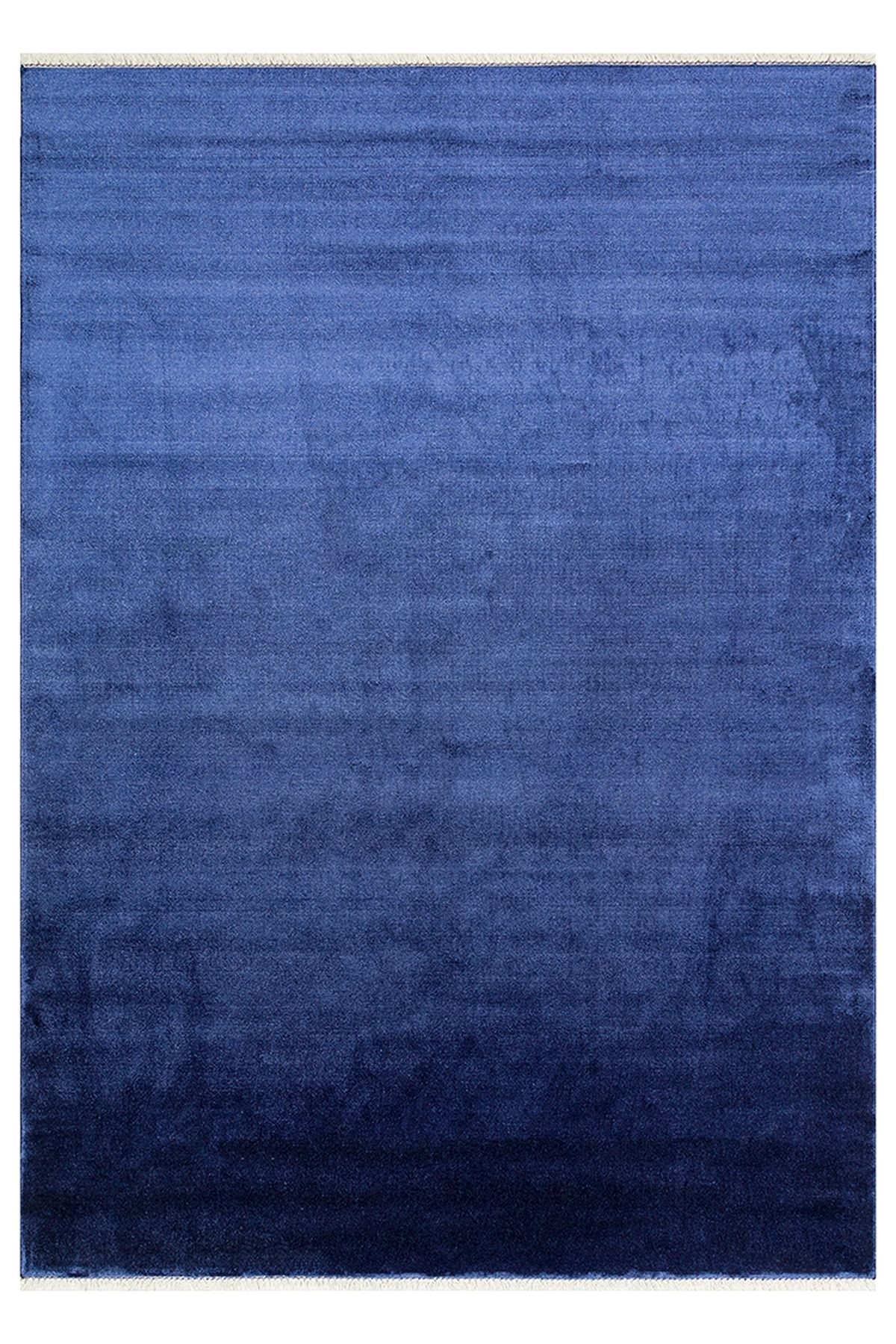 CARPETDOCIA Queen Serisi %100 Naturel Viskon Parlak Modern El Emeğiyle Üretilen Salon Oturma Odası Halı MBLUE