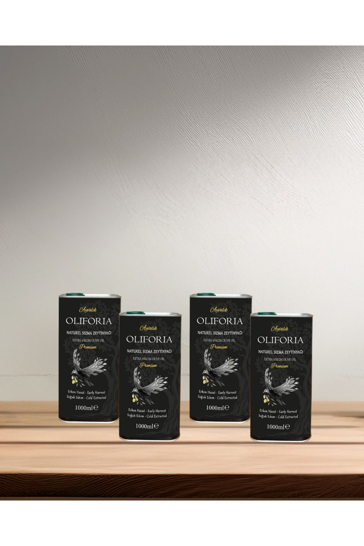 oliforia Naturel Sızma Zeytinyağı 1 litre 4'lü