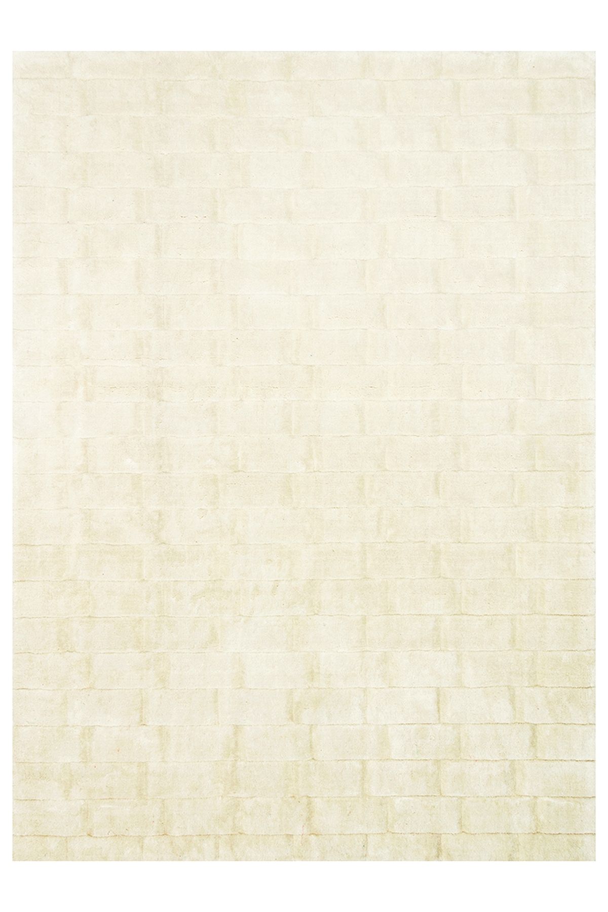 CARPETDOCIA Fluffy Serisi 3D Oyma El Dokuma Salon Oturma Odası Yatak Odası Koridor Antre Modern Halı IVORY
