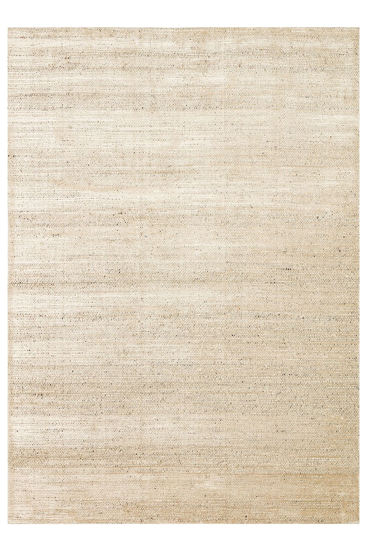 CARPETDOCIA Kelly Serisi %100 Naturel Yün ve Viskon El Dokuma Salon Oturma Odası Yatak Odası Halı BEIGE