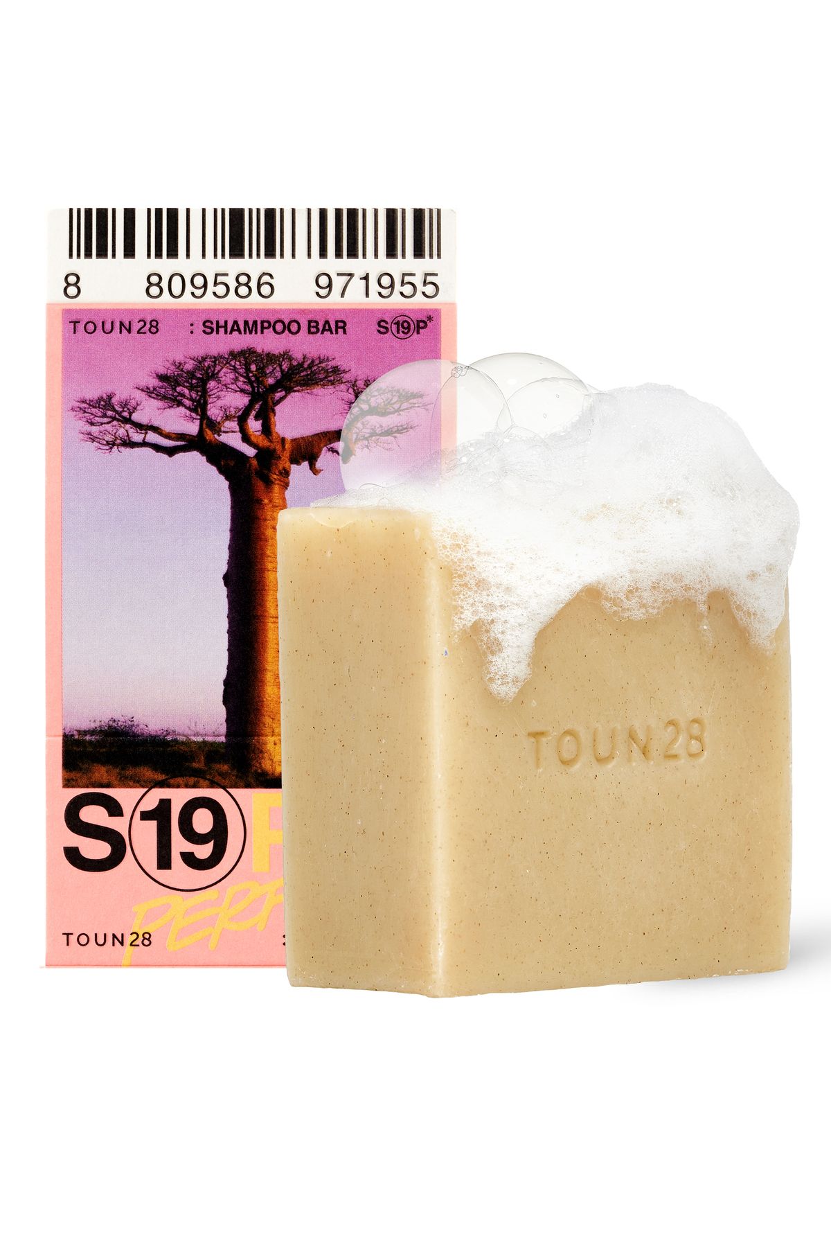 Toun28 S19 Perfume, Baobab Tohum Yağı, Hafif Asidik, Katı Şampuan, Solid Shampoo Bar Perfume 100 Gr