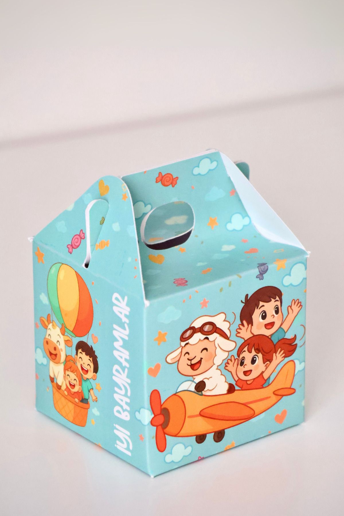 Hume Craft 10'Lu Bayram Hediye Kutusu, Çocuklar İçin Kurban Bayramı Hediye Kutusu, Harçlık Kartı ,Bayramlık