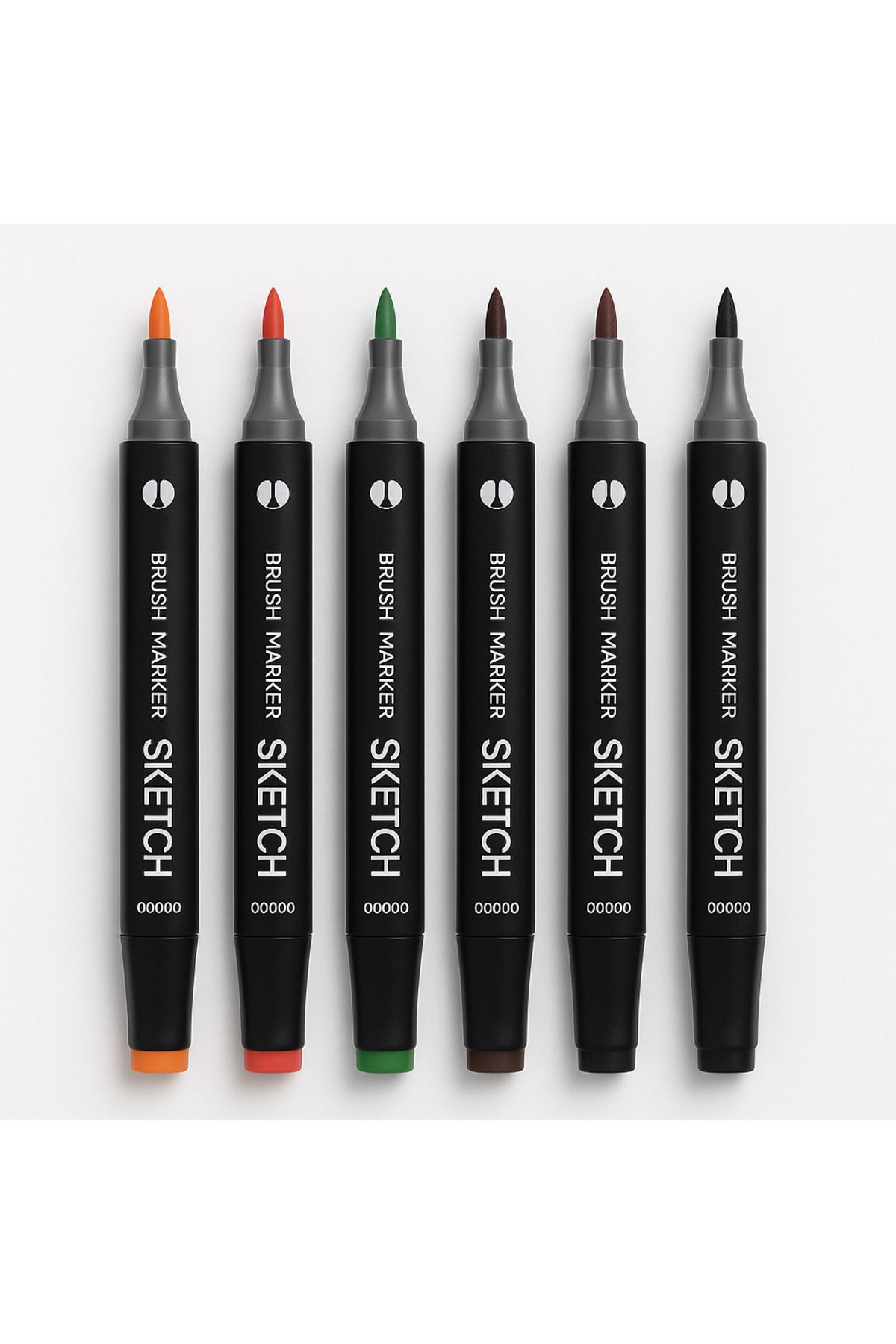 TOUCH SKETC-80Pcs Marker Pen Set with Double-Sided Brush Tip 2