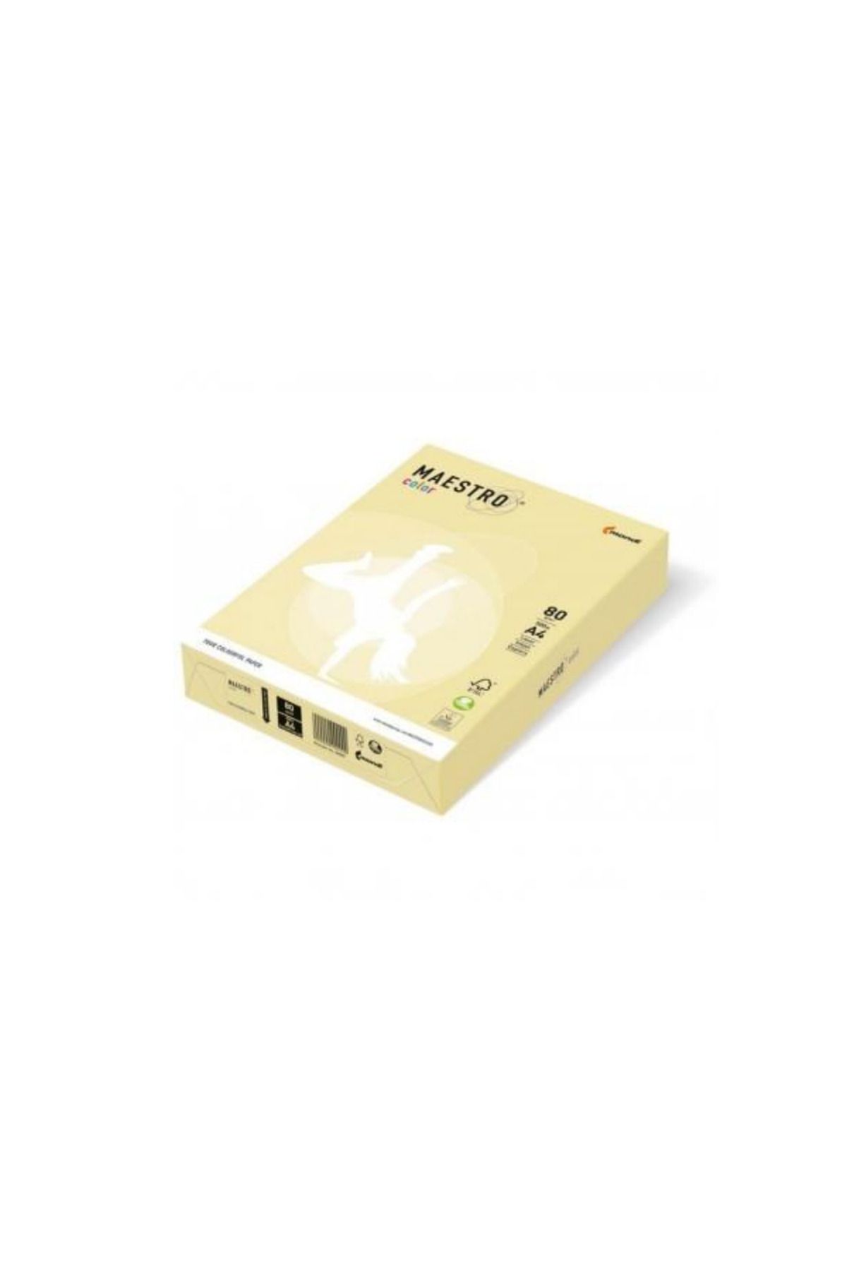 Maestro RENKLİ FOTOKOPİ KAĞIDI AÇIK SARI A4 80 GR 500 LÜ PAKET