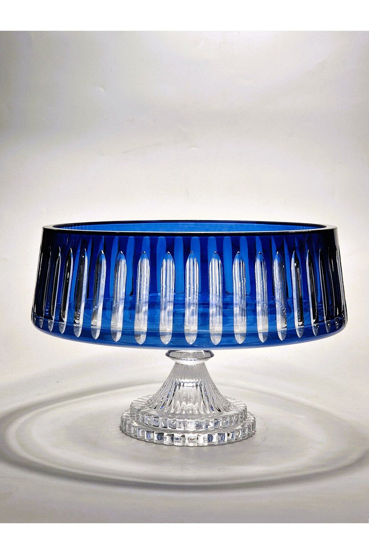 Akden Kristal KRİSTAL KESME DEKOR SUNUM KASE 28 CM