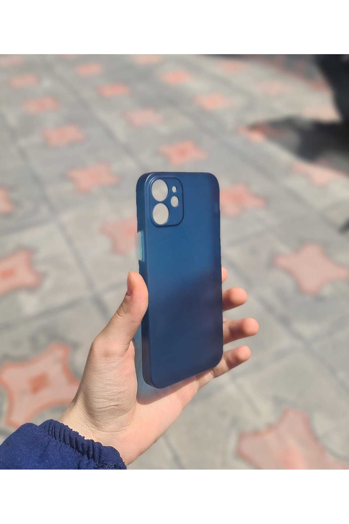 CEP-HANE Apple İphone 12 Mini Kılıf Mat Ultra İnce Slims Kapak