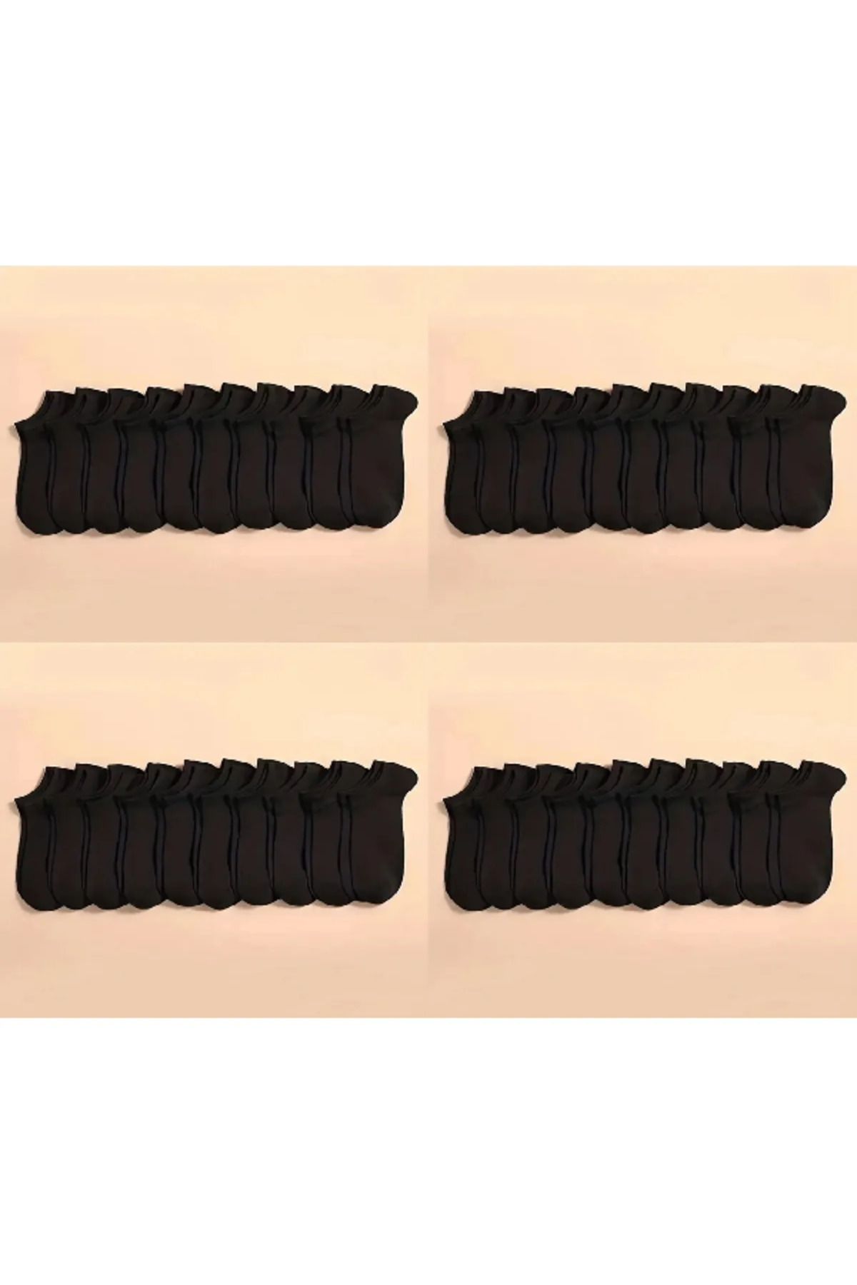 BELİNAY SOCKS DÜZ BİLEK ÇORAP SETİ 40 ÇİFT